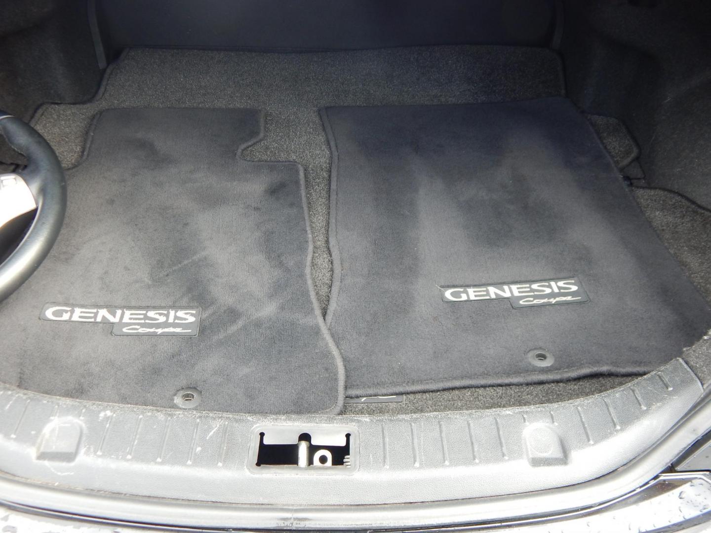 2010 Black /Black Hyundai Genesis Coupe 3.8 Track (KMHHU6KH7AU) with an 3.8L V6 DOHC 24V engine, 6-Speed Automatic transmission, located at 6528 Lower York Road, New Hope, PA, 18938, (215) 862-9555, 40.358707, -74.977882 - Here we have a Hyundai Genesis Coupe Track edition with a 3.8L V6 putting power to the rear wheels via a six speed automatic transmission. Options include: black leather interior but with aftermarket race style bucket seats in the front in white leather, Aftermarket steering wheel "stock wheel is in - Photo#15