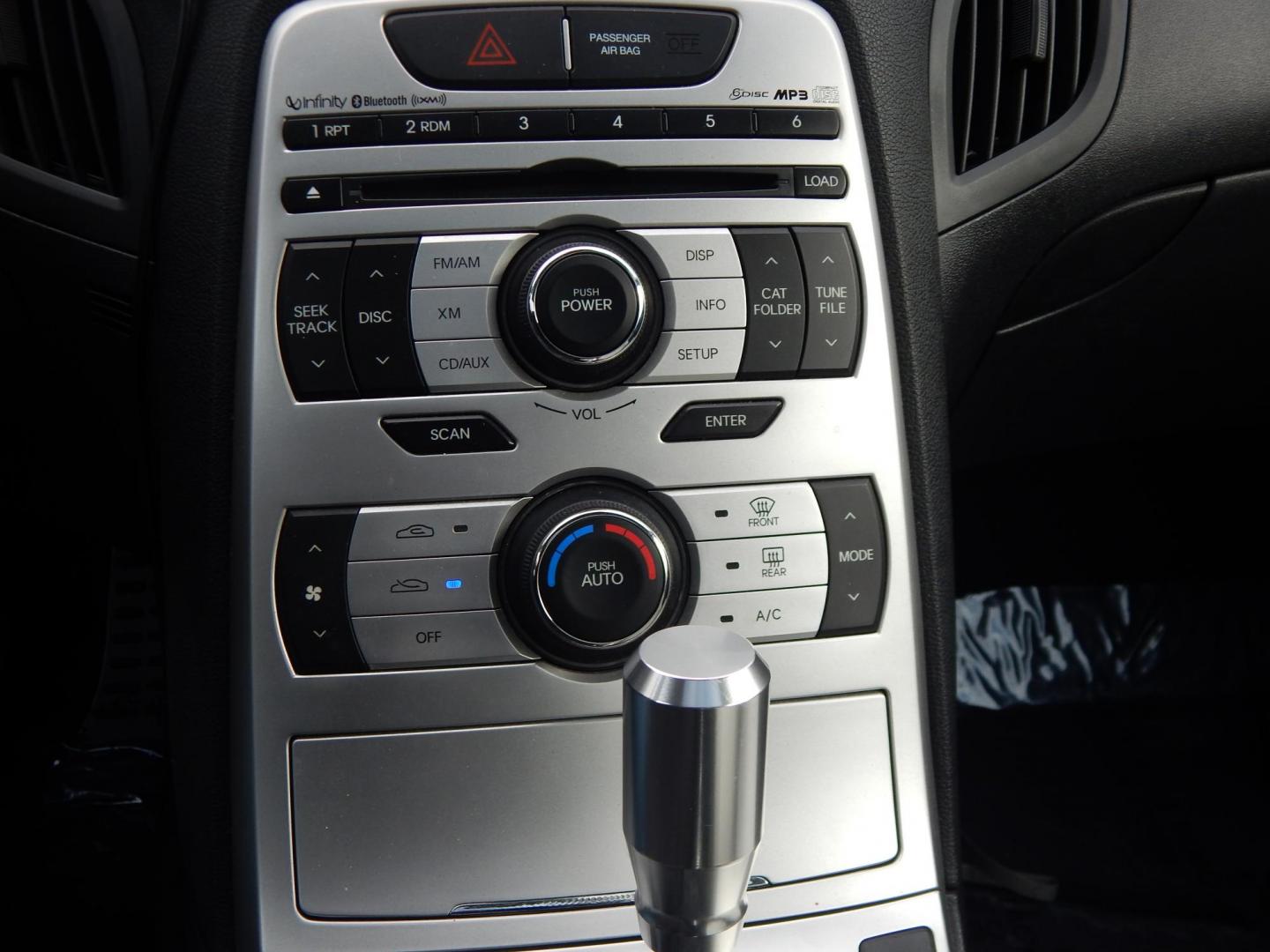 2010 Black /Black Hyundai Genesis Coupe 3.8 Track (KMHHU6KH7AU) with an 3.8L V6 DOHC 24V engine, 6-Speed Automatic transmission, located at 6528 Lower York Road, New Hope, PA, 18938, (215) 862-9555, 40.358707, -74.977882 - Here we have a Hyundai Genesis Coupe Track edition with a 3.8L V6 putting power to the rear wheels via a six speed automatic transmission. Options include: black leather interior but with aftermarket race style bucket seats in the front in white leather, Aftermarket steering wheel "stock wheel is in - Photo#29