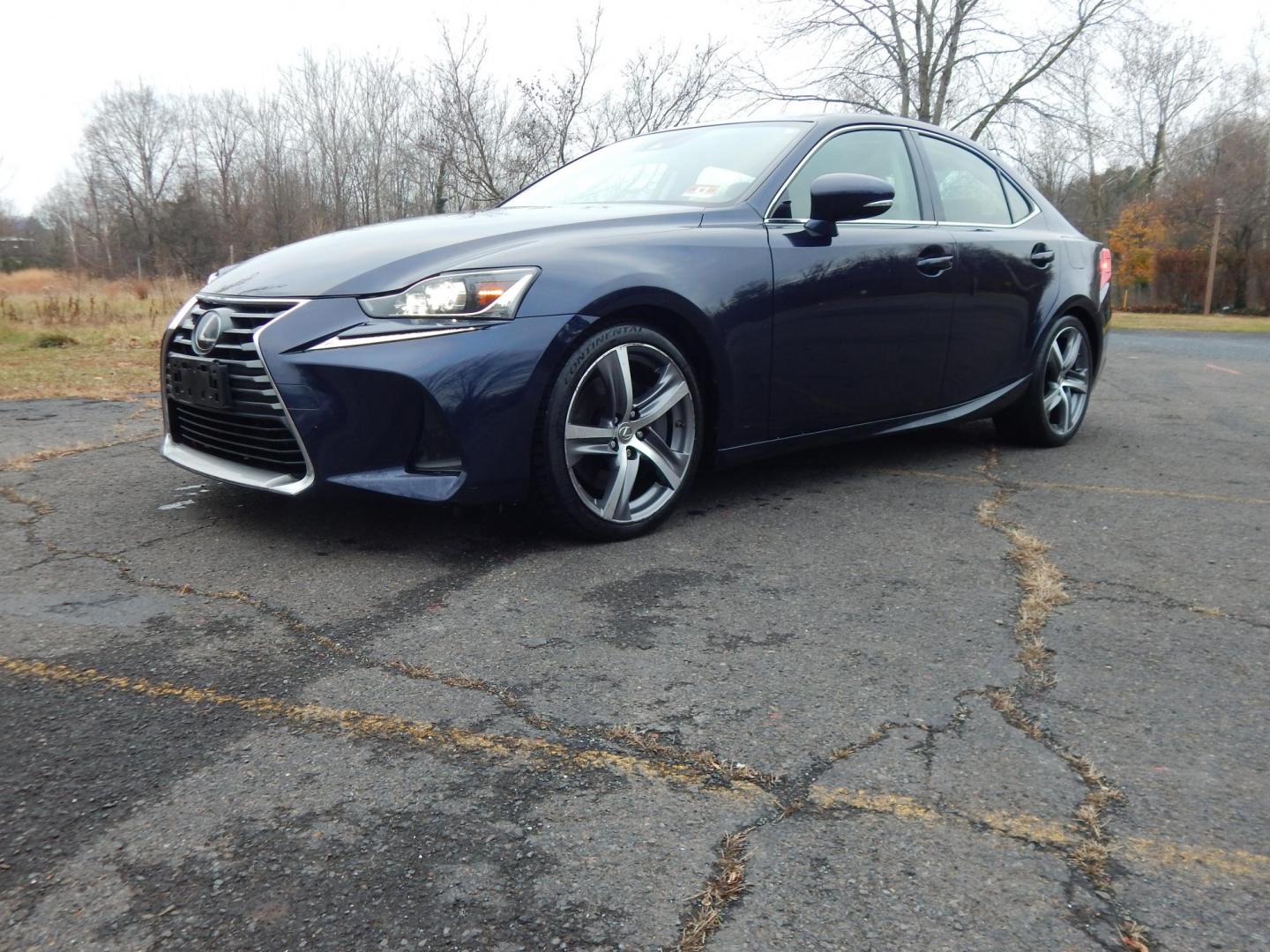 2017 Blue /Tan Lexus IS 300 AWD (JTHCM1D26H5) with an 3.5L V6 24V DOHC engine, 8A transmission, located at 6528 Lower York Road, New Hope, PA, 18938, (215) 862-9555, 40.358707, -74.977882 - Here we have a very nice Lexus Is300 with a 3.5L V6 putting power to the ground via an AWD automatic transmission. Options include: tan leather seats, power seats, sunroof, heated and cooled front seats, AM/FM/CD/BLUETOOTH radio, navigation, push button start, cruise control, blind spot monitoring, - Photo#0