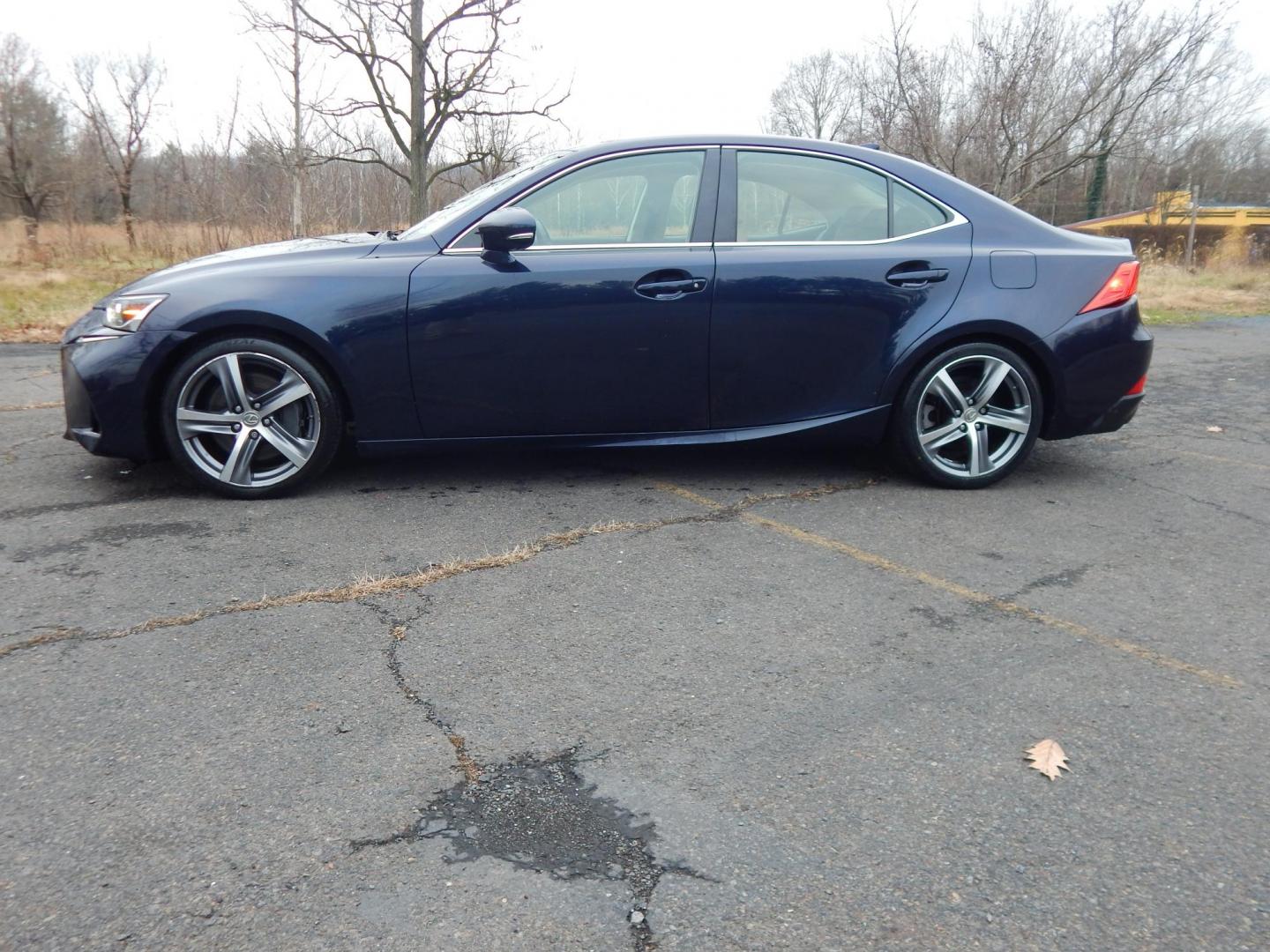 2017 Blue /Tan Lexus IS 300 AWD (JTHCM1D26H5) with an 3.5L V6 24V DOHC engine, 8A transmission, located at 6528 Lower York Road, New Hope, PA, 18938, (215) 862-9555, 40.358707, -74.977882 - Here we have a very nice Lexus Is300 with a 3.5L V6 putting power to the ground via an AWD automatic transmission. Options include: tan leather seats, power seats, sunroof, heated and cooled front seats, AM/FM/CD/BLUETOOTH radio, navigation, push button start, cruise control, blind spot monitoring, - Photo#1