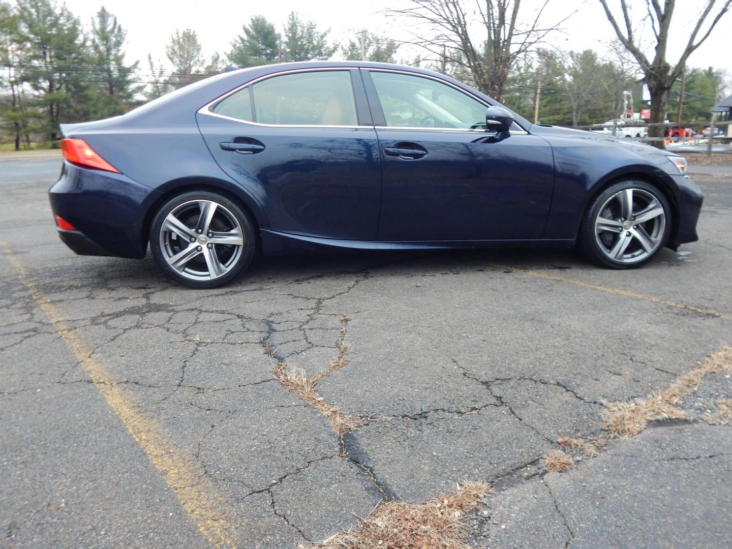 2017 Blue /Tan Lexus IS 300 AWD (JTHCM1D26H5) with an 3.5L V6 24V DOHC engine, 8A transmission, located at 6528 Lower York Road, New Hope, PA, 18938, (215) 862-9555, 40.358707, -74.977882 - Here we have a very nice Lexus Is300 with a 3.5L V6 putting power to the ground via an AWD automatic transmission. Options include: tan leather seats, power seats, sunroof, heated and cooled front seats, AM/FM/CD/BLUETOOTH radio, navigation, push button start, cruise control, blind spot monitoring, - Photo#4