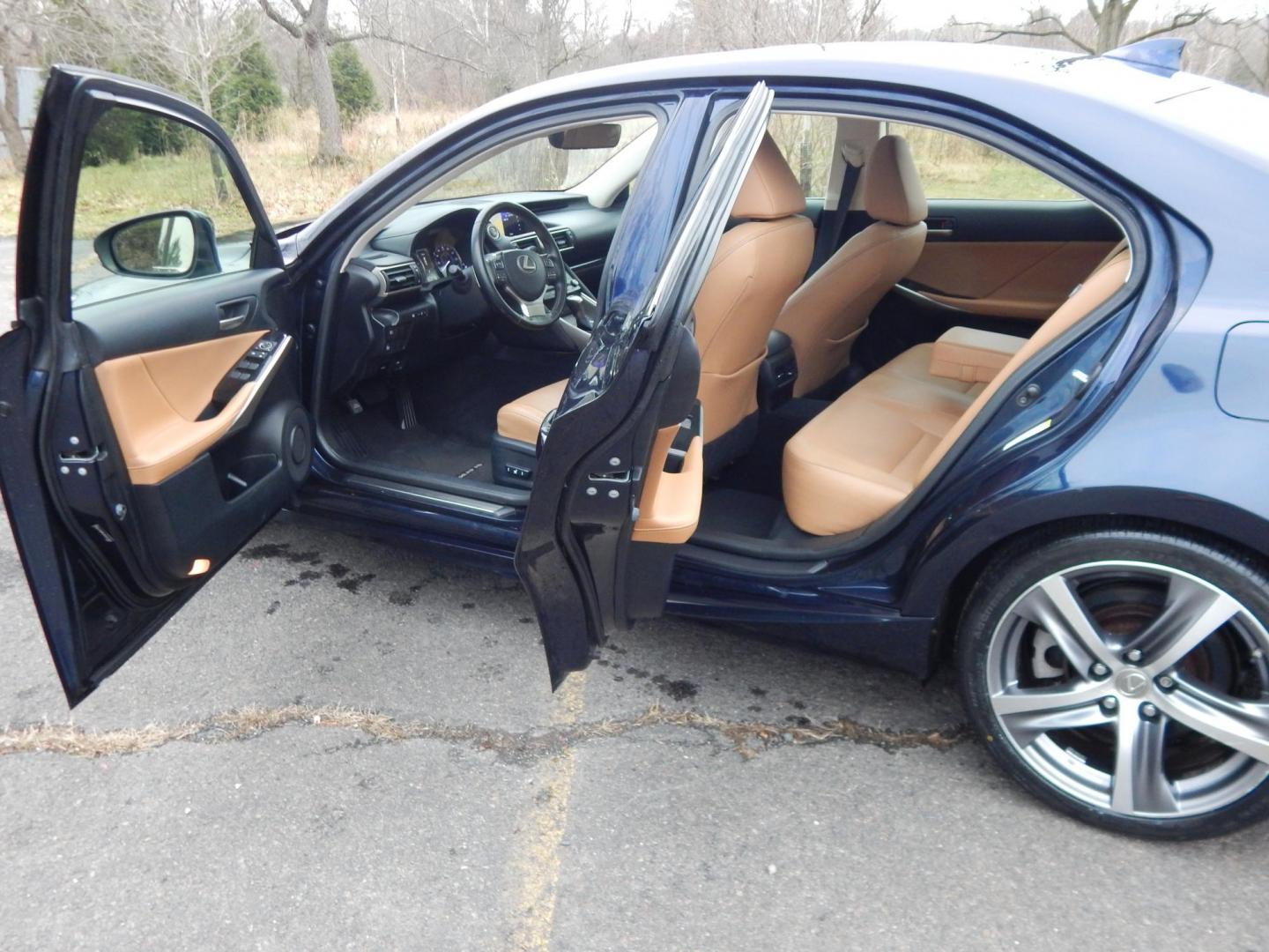 2017 Blue /Tan Lexus IS 300 AWD (JTHCM1D26H5) with an 3.5L V6 24V DOHC engine, 8A transmission, located at 6528 Lower York Road, New Hope, PA, 18938, (215) 862-9555, 40.358707, -74.977882 - Here we have a very nice Lexus Is300 with a 3.5L V6 putting power to the ground via an AWD automatic transmission. Options include: tan leather seats, power seats, sunroof, heated and cooled front seats, AM/FM/CD/BLUETOOTH radio, navigation, push button start, cruise control, blind spot monitoring, - Photo#12