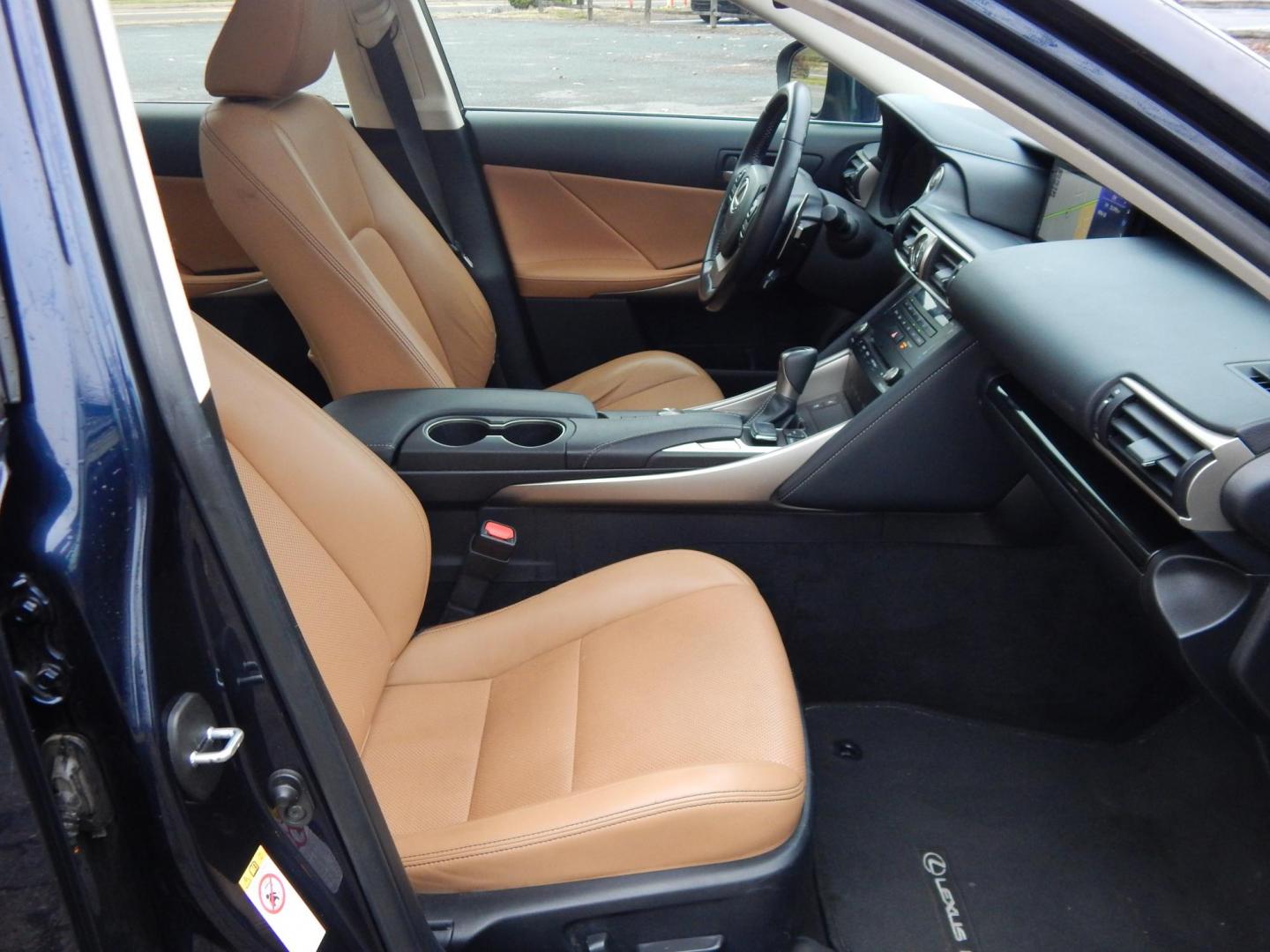 2017 Blue /Tan Lexus IS 300 AWD (JTHCM1D26H5) with an 3.5L V6 24V DOHC engine, 8A transmission, located at 6528 Lower York Road, New Hope, PA, 18938, (215) 862-9555, 40.358707, -74.977882 - Here we have a very nice Lexus Is300 with a 3.5L V6 putting power to the ground via an AWD automatic transmission. Options include: tan leather seats, power seats, sunroof, heated and cooled front seats, AM/FM/CD/BLUETOOTH radio, navigation, push button start, cruise control, blind spot monitoring, - Photo#17