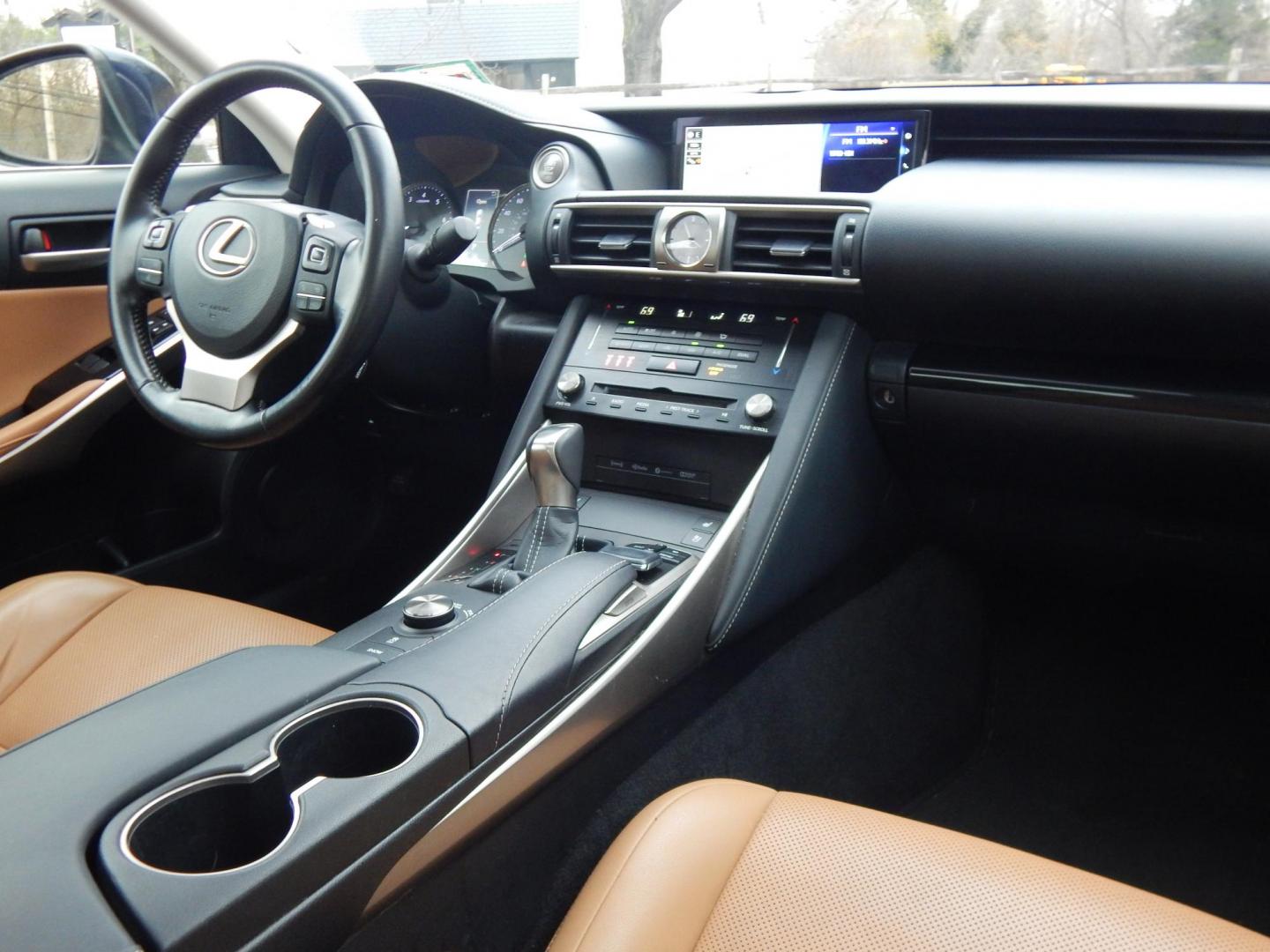 2017 Blue /Tan Lexus IS 300 AWD (JTHCM1D26H5) with an 3.5L V6 24V DOHC engine, 8A transmission, located at 6528 Lower York Road, New Hope, PA, 18938, (215) 862-9555, 40.358707, -74.977882 - Here we have a very nice Lexus Is300 with a 3.5L V6 putting power to the ground via an AWD automatic transmission. Options include: tan leather seats, power seats, sunroof, heated and cooled front seats, AM/FM/CD/BLUETOOTH radio, navigation, push button start, cruise control, blind spot monitoring, - Photo#18