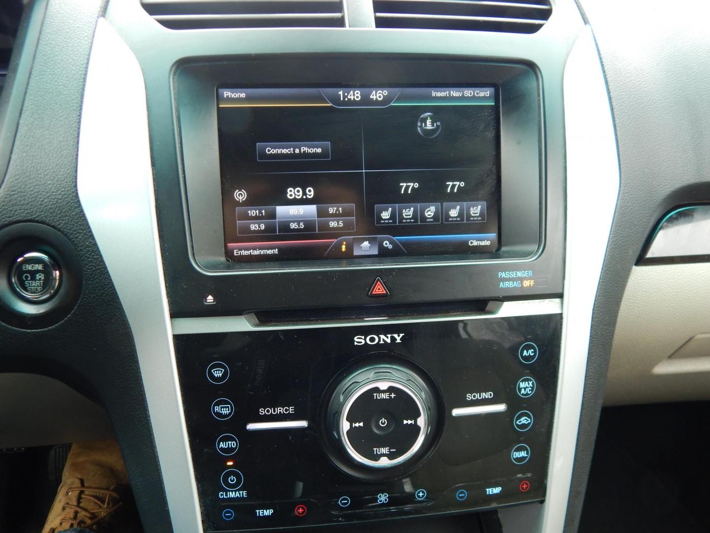 2014 Black /Tan Ford Explorer Limited 4WD (1FM5K8F87EG) with an 3.5L V6 DOHC 24V engine, 6-Speed Automatic transmission, located at 6528 Lower York Road, New Hope, PA, 18938, (215) 862-9555, 40.358707, -74.977882 - Here we have a Ford Explore Limited with a 3.5L V6 putting power to all four wheels via an automatic transmission. Options include: tan leather seats, power front seats, heated and cooled front seats, heated steering wheel, dual climate controls, AM/FM/CD/SIR/BT radio, push button start, power tilt - Photo#24