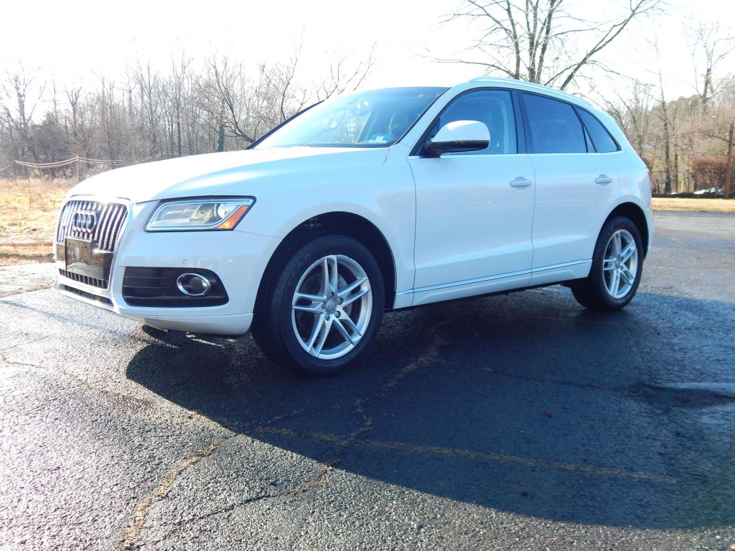 2017 White /Black Audi Q5 2.0T Premium Plus quattro (WA1L2AFP8HA) with an 2.0L L4 DOHC 16V engine, 8A transmission, located at 6528 Lower York Road, New Hope, PA, 18938, (215) 862-9555, 40.358707, -74.977882 - Photo#1