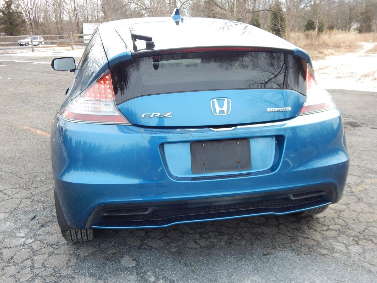 2013 Blue /black Honda CR-Z EX 6M (JHMZF1C60DS) with an 1.5L L4 SOHC 16V HYBRID engine, 6-Speed Manual transmission, located at 6528 Lower York Road, New Hope, PA, 18938, (215) 862-9555, 40.358707, -74.977882 - 2013 Honda CR-Z. EX This hatchback has a 1.5 Liter Hybrid engine with front wheel drive, 6 speed manual transmission. power windows, locks and mirrors, tilt wheel, cruise control, auto dimming mirror, AM/FM/CD/Aux, back up camera, keyless entry with 2 Master keys, front/side air bags, front/rear c - Photo#7