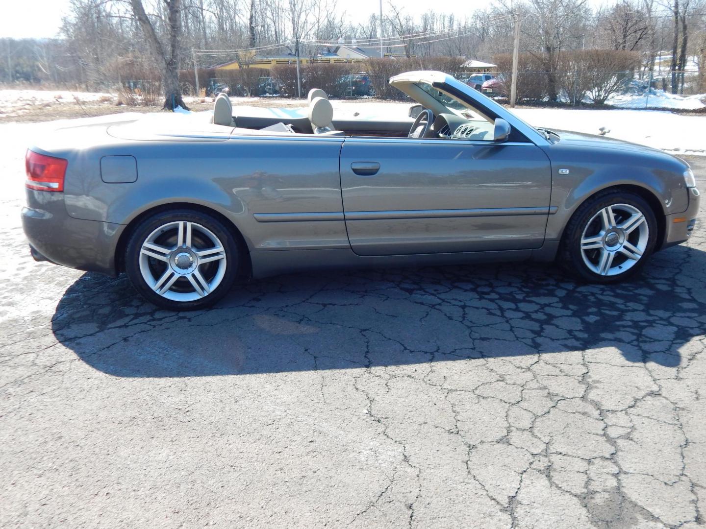 2007 Gold /Tan Leather Audi A4 2.0T Cabriolet quattro with Tiptronic (WAUDF48H97K) with an 2.0L L4 DOHC 16V TURBO engine, 6-Speed Automatic Overdrive transmission, located at 6528 Lower York Road, New Hope, PA, 18938, (215) 862-9555, 40.358707, -74.977882 - 2007 Audi A4 Convertible, 2.0Liter 4 cylinder turbo charged engine, auto trans, All Wheel Drive, power top, leather interior, tilt/cruise, power seat, windows, central locking system, factory alloy wheels, dual front air bags, rear defrost, Clean Car Fax shows no accidents, 36 records and 2 owners. - Photo#24