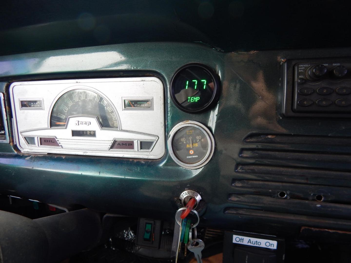 1970 Green /Black Jeepster Commando Commando (8705H176806) with an V8 engine, Automatic transmission, located at 6528 Lower York Road, New Hope, PA, 18938, (215) 862-9555, 40.358707, -74.977882 - Here we have a 1970 Jeepster Commando with a V8 engine swap and automatic transmission swap. This Jeepster has an edelbrock intake and a Holly sniper EFI. Black soft top. Starts right up every time for us. Fun vehicle to ride around town in or hit the trails. We are selling this vehicle on consignme - Photo#29