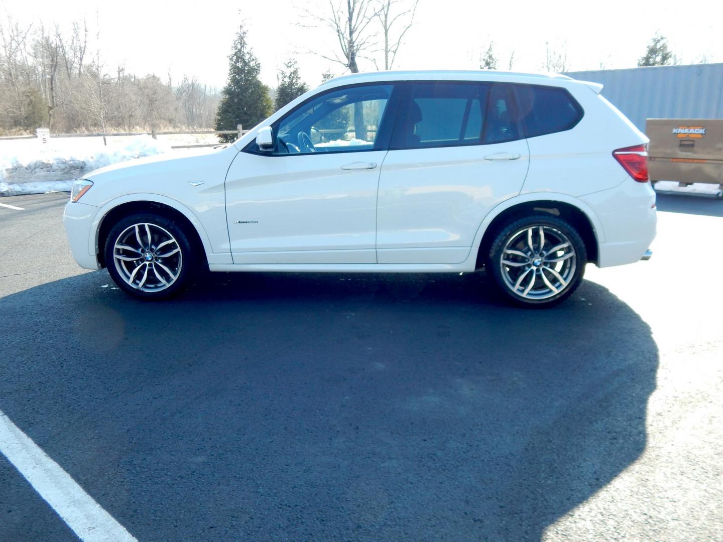2016 White /Black BMW X3 (5UXWX9C58G0) with an 2.0L Turbo engine, Automatic transmission, located at 6528 Lower York Road, New Hope, PA, 18938, (215) 862-9555, 40.358707, -74.977882 - Here we have a very good looking, fun and comfortable to drive, BMW X3 with a 2.0L 4 cylinder turbo engine that puts power to all four wheels via a smooth shifting automatic transmission. Options include: black leather with wood trim, panoramic sunroof, dual power seats, 360 camera, dual climate con - Photo#1