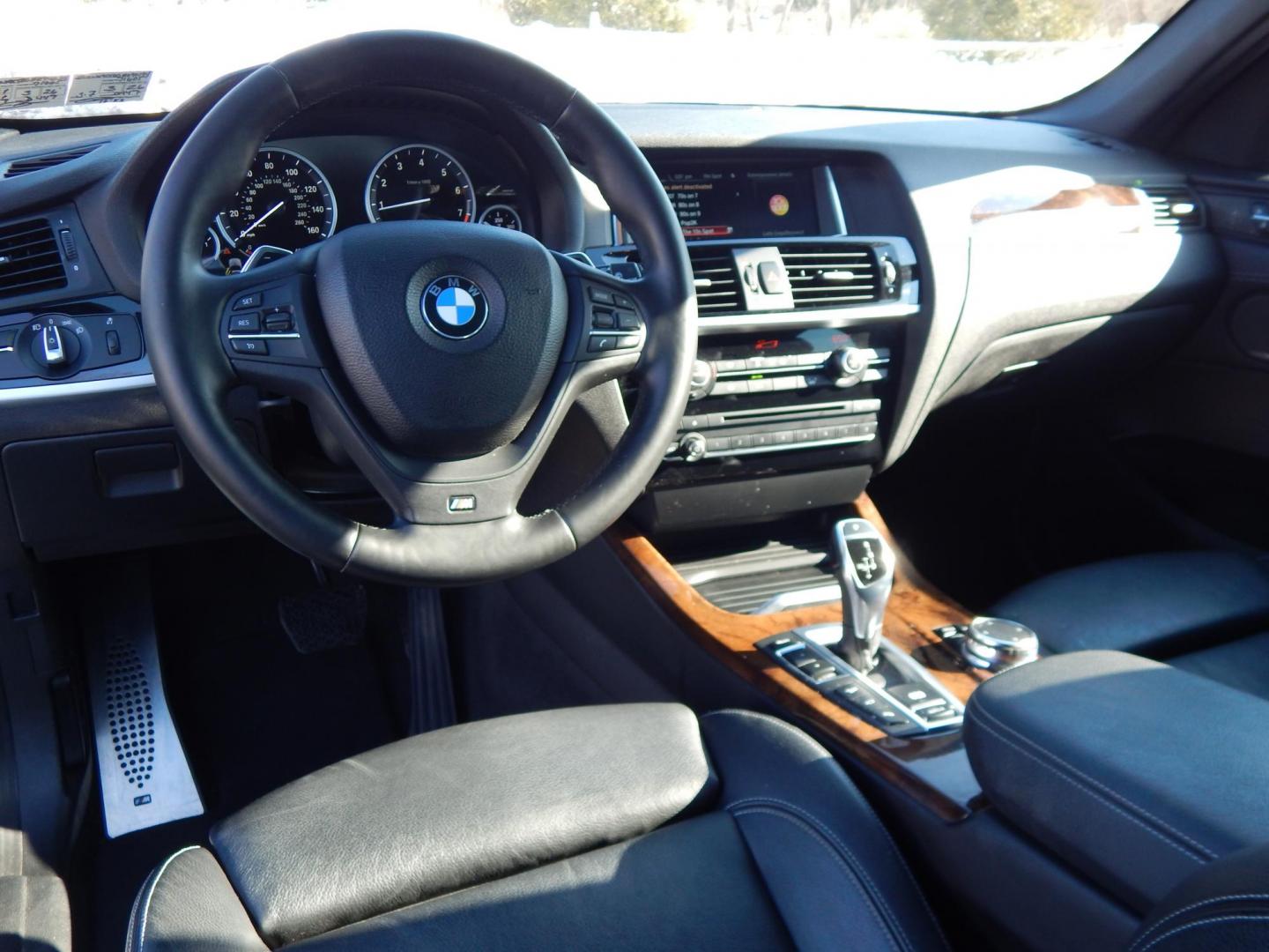 2016 White /Black BMW X3 (5UXWX9C58G0) with an 2.0L Turbo engine, Automatic transmission, located at 6528 Lower York Road, New Hope, PA, 18938, (215) 862-9555, 40.358707, -74.977882 - Here we have a very good looking, fun and comfortable to drive, BMW X3 with a 2.0L 4 cylinder turbo engine that puts power to all four wheels via a smooth shifting automatic transmission. Options include: black leather with wood trim, panoramic sunroof, dual power seats, 360 camera, dual climate con - Photo#9