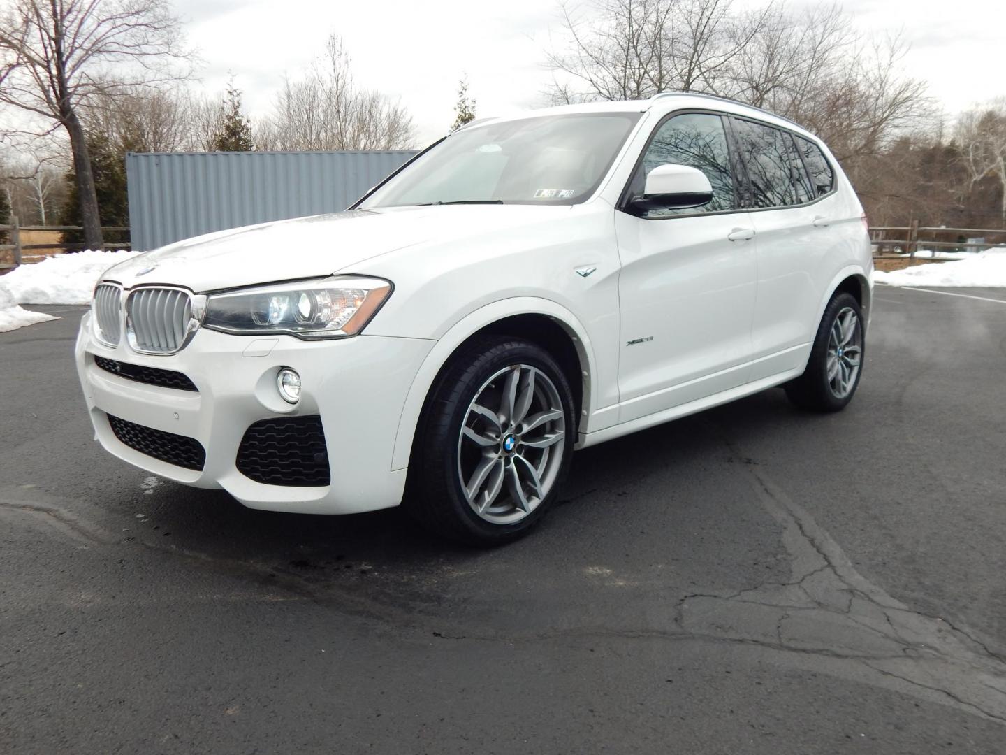 2016 White /Black BMW X3 (5UXWX9C58G0) with an 2.0L Turbo engine, Automatic transmission, located at 6528 Lower York Road, New Hope, PA, 18938, (215) 862-9555, 40.358707, -74.977882 - Here we have a very good looking, fun and comfortable to drive, BMW X3 with a 2.0L 4 cylinder turbo engine that puts power to all four wheels via a smooth shifting automatic transmission. Options include: black leather with wood trim, panoramic sunroof, dual power seats, 360 camera, dual climate con - Photo#0
