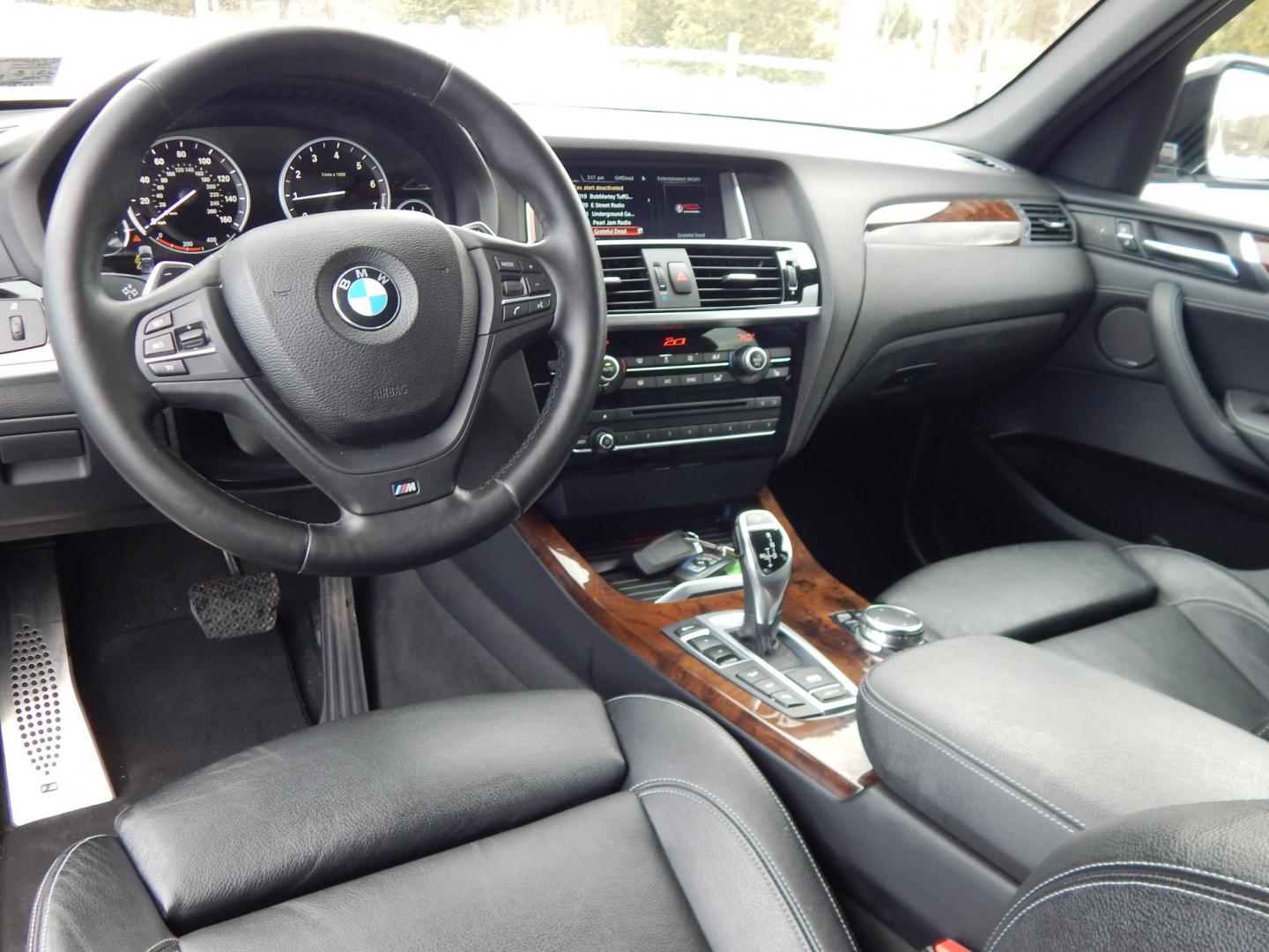 2016 White /Black BMW X3 (5UXWX9C58G0) with an 2.0L Turbo engine, Automatic transmission, located at 6528 Lower York Road, New Hope, PA, 18938, (215) 862-9555, 40.358707, -74.977882 - Here we have a very good looking, fun and comfortable to drive, BMW X3 with a 2.0L 4 cylinder turbo engine that puts power to all four wheels via a smooth shifting automatic transmission. Options include: black leather with wood trim, panoramic sunroof, dual power seats, 360 camera, dual climate con - Photo#31