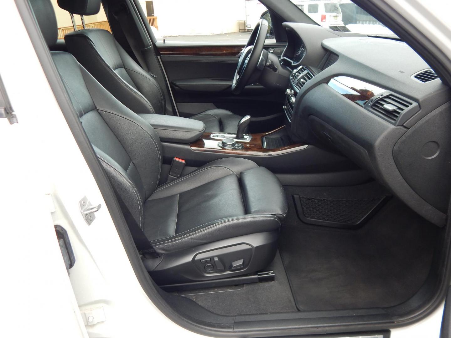 2016 White /Black BMW X3 (5UXWX9C58G0) with an 2.0L Turbo engine, Automatic transmission, located at 6528 Lower York Road, New Hope, PA, 18938, (215) 862-9555, 40.358707, -74.977882 - Here we have a very good looking, fun and comfortable to drive, BMW X3 with a 2.0L 4 cylinder turbo engine that puts power to all four wheels via a smooth shifting automatic transmission. Options include: black leather with wood trim, panoramic sunroof, dual power seats, 360 camera, dual climate con - Photo#33