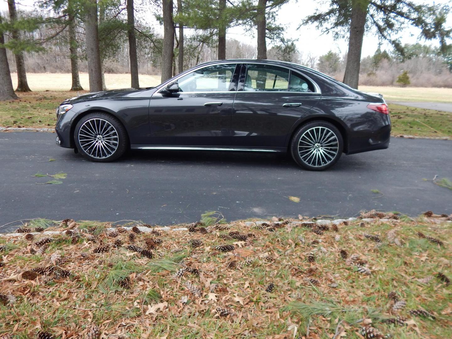 2024 grey /white Mercedes-Benz E-Class E450 Sedan 4MATIC (W1KLF6BB4RA) with an 3.0L V6 DOHC 24V engine, 9A transmission, located at 6528 Lower York Road, New Hope, PA, 18938, (215) 862-9555, 40.358707, -74.977882 - This 2024 E Class Mercedes has a $94,000 list price. Will list options and have picture of window sticker. Call at. 215-862-9555 to set up a test drive. Still as new. The price excludes tax, tags and our dealer fee of $297.50. One year left on Factory Warranty, regular servicing, no accidents. - Photo#39