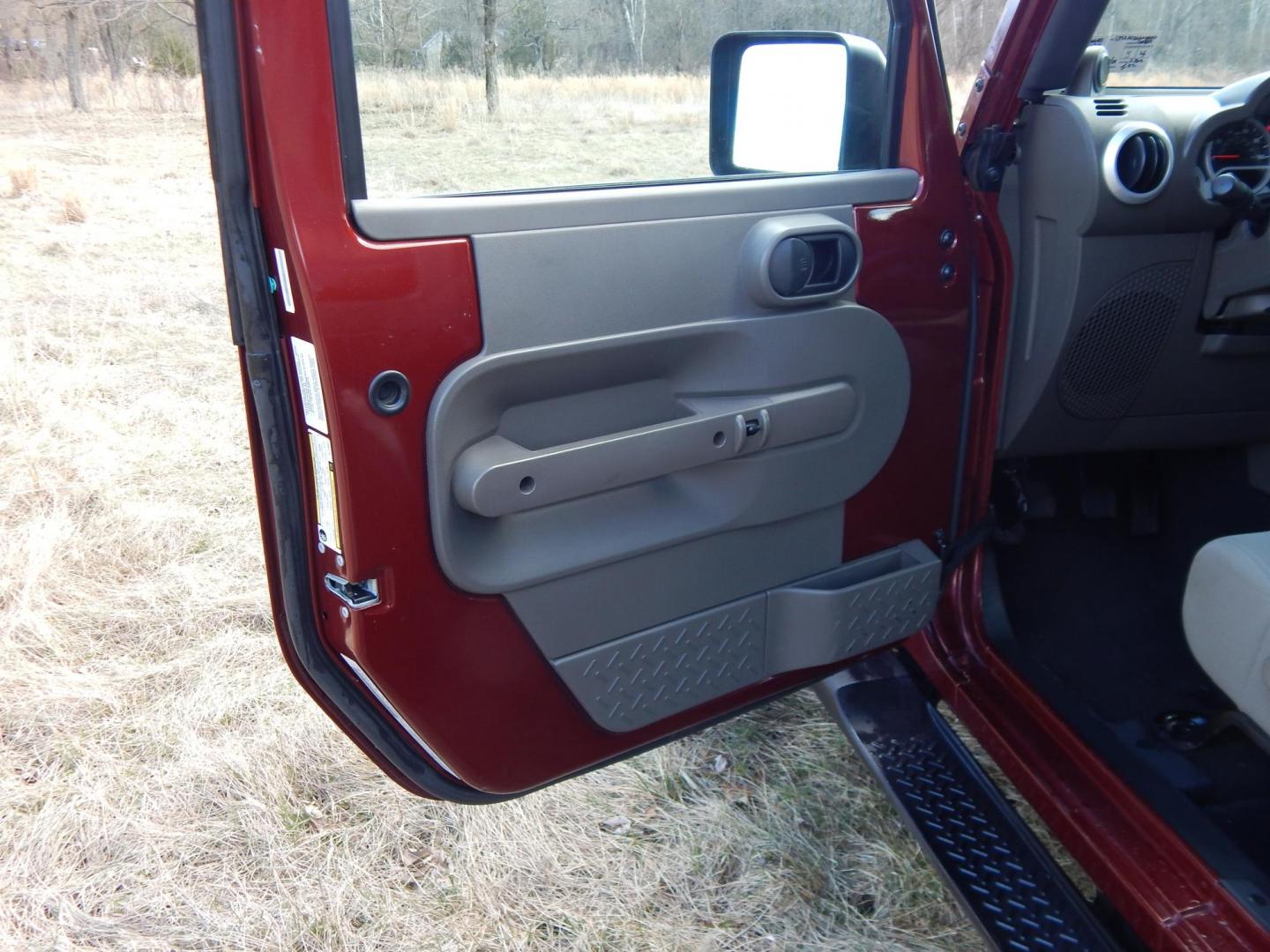 2010 Burgundy /Gray Jeep Wrangler Sahara 4WD (1J4AA5D11AL) with an 3.8L V6 OHV 12V engine, Manual transmission, located at 6528 Lower York Road, New Hope, PA, 18938, (215) 862-9555, 40.358707, -74.977882 - Here we have a very fun Jeep Wrangler with a 3.8L V6 putting power to the ground via a 6 speed manual 4x4 transmission. Options include: gray cloth seats, manual moving seats, heat, A/C, AM/FM/CD/SAT/AUX radio, 3 piece removable hard top, power windows and power locks, cruise control, tilt steering - Photo#8