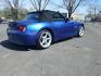 2006 Blue /Black BMW Z4 Roadster 3.0si (4USBU53536L) with an 3.0L L6 DOHC 24V engine, Automatic transmission, located at 6528 Lower York Road, New Hope, PA, 18938, (215) 862-9555, 40.358707, -74.977882 - Here we have a very fun to drive BMW Z4 with a 3.0L 6 cylinder engine putting power to the rear wheels via an automatic transmission. Options include: black leather, power seats, heated seats, AM/FM/CD radio, A/C and heat, tilt steering wheel, automatic headlights, cruise control, fog lights, power - Photo#3