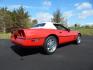 1988 Red /Red Chevrolet Corvette (1G1YY3181J5) with an 5.7L V8 engine, Manual transmission, located at 6528 Lower York Road, New Hope, PA, 18938, (215) 862-9555, 40.358707, -74.977882 - Here we have a beautifully kept, 23k original miles, Chevy Corvette Convertible with a 5.7L V8 putting power to the rear wheels via a smooth shifting 4 speed with overdrive transmission. Red paint with red leather interior and a white convertible top. Some options included are listed here. Please lo - Photo#4