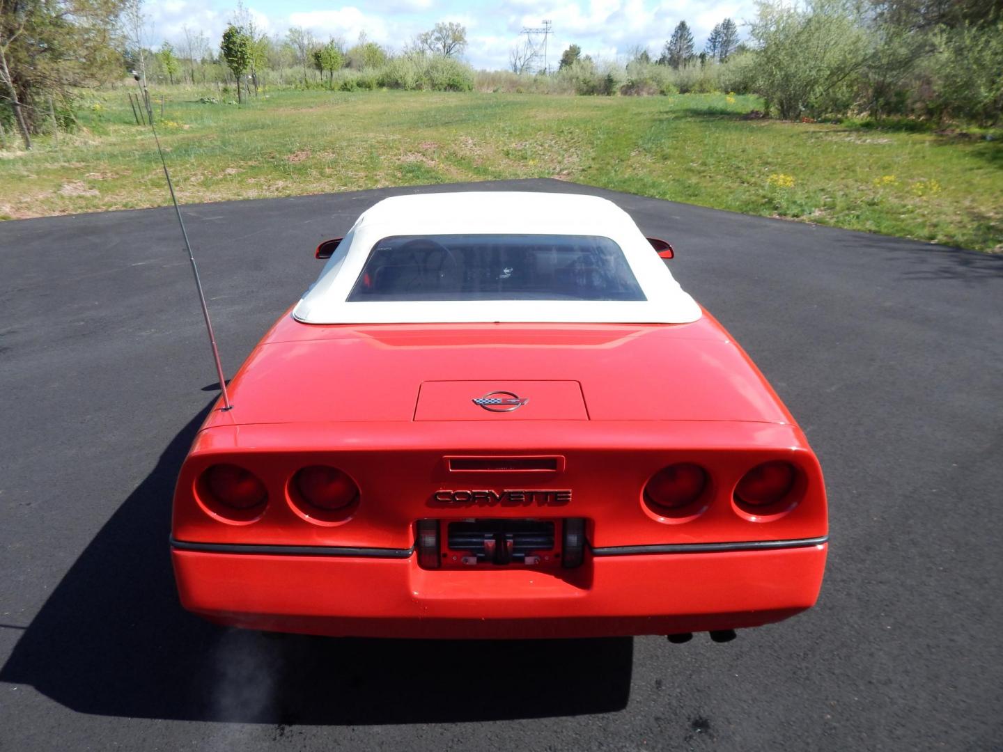 1988 Red /Red Chevrolet Corvette (1G1YY3181J5) with an 5.7L V8 engine, Manual transmission, located at 6528 Lower York Road, New Hope, PA, 18938, (215) 862-9555, 40.358707, -74.977882 - Here we have a beautifully kept, 23k original miles, Chevy Corvette Convertible with a 5.7L V8 putting power to the rear wheels via a smooth shifting 4 speed with overdrive transmission. Red paint with red leather interior and a white convertible top. Some options included are listed here. Please lo - Photo#6