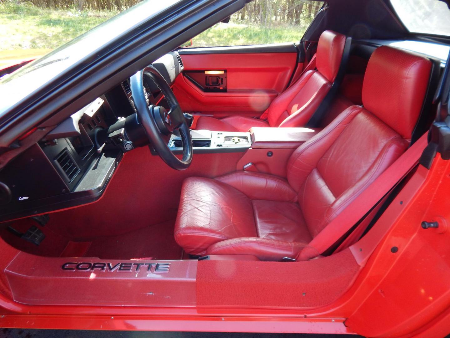 1988 Red /Red Chevrolet Corvette (1G1YY3181J5) with an 5.7L V8 engine, Manual transmission, located at 6528 Lower York Road, New Hope, PA, 18938, (215) 862-9555, 40.358707, -74.977882 - Here we have a beautifully kept, 23k original miles, Chevy Corvette Convertible with a 5.7L V8 putting power to the rear wheels via a smooth shifting 4 speed with overdrive transmission. Red paint with red leather interior and a white convertible top. Some options included are listed here. Please lo - Photo#13