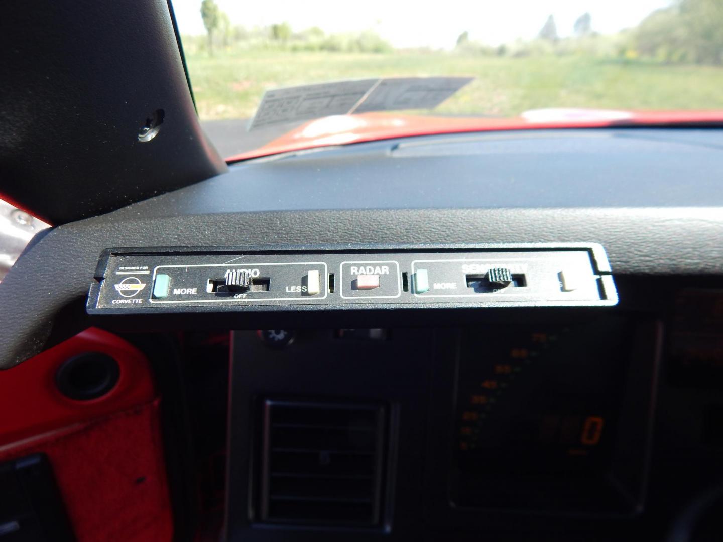 1988 Red /Red Chevrolet Corvette (1G1YY3181J5) with an 5.7L V8 engine, Manual transmission, located at 6528 Lower York Road, New Hope, PA, 18938, (215) 862-9555, 40.358707, -74.977882 - Here we have a beautifully kept, 23k original miles, Chevy Corvette Convertible with a 5.7L V8 putting power to the rear wheels via a smooth shifting 4 speed with overdrive transmission. Red paint with red leather interior and a white convertible top. Some options included are listed here. Please lo - Photo#16