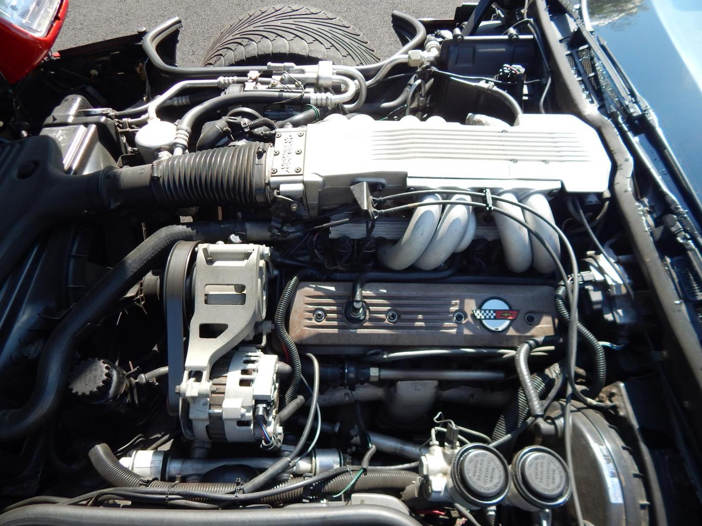 1988 Red /Red Chevrolet Corvette (1G1YY3181J5) with an 5.7L V8 engine, Manual transmission, located at 6528 Lower York Road, New Hope, PA, 18938, (215) 862-9555, 40.358707, -74.977882 - Here we have a beautifully kept, 23k original miles, Chevy Corvette Convertible with a 5.7L V8 putting power to the rear wheels via a smooth shifting 4 speed with overdrive transmission. Red paint with red leather interior and a white convertible top. Some options included are listed here. Please lo - Photo#23