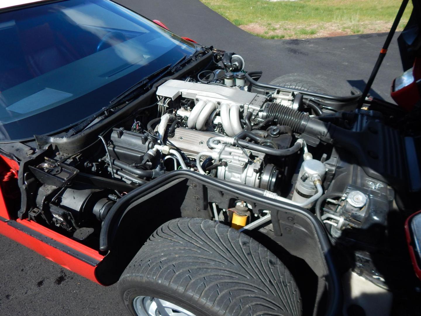 1988 Red /Red Chevrolet Corvette (1G1YY3181J5) with an 5.7L V8 engine, Manual transmission, located at 6528 Lower York Road, New Hope, PA, 18938, (215) 862-9555, 40.358707, -74.977882 - Here we have a beautifully kept, 23k original miles, Chevy Corvette Convertible with a 5.7L V8 putting power to the rear wheels via a smooth shifting 4 speed with overdrive transmission. Red paint with red leather interior and a white convertible top. Some options included are listed here. Please lo - Photo#24