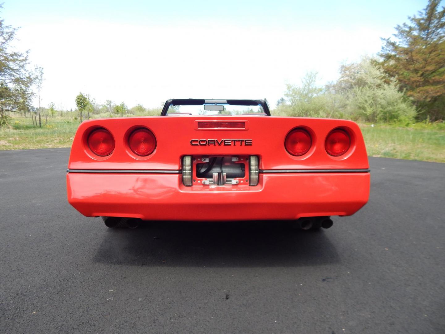 1988 Red /Red Chevrolet Corvette (1G1YY3181J5) with an 5.7L V8 engine, Manual transmission, located at 6528 Lower York Road, New Hope, PA, 18938, (215) 862-9555, 40.358707, -74.977882 - Here we have a beautifully kept, 23k original miles, Chevy Corvette Convertible with a 5.7L V8 putting power to the rear wheels via a smooth shifting 4 speed with overdrive transmission. Red paint with red leather interior and a white convertible top. Some options included are listed here. Please lo - Photo#11