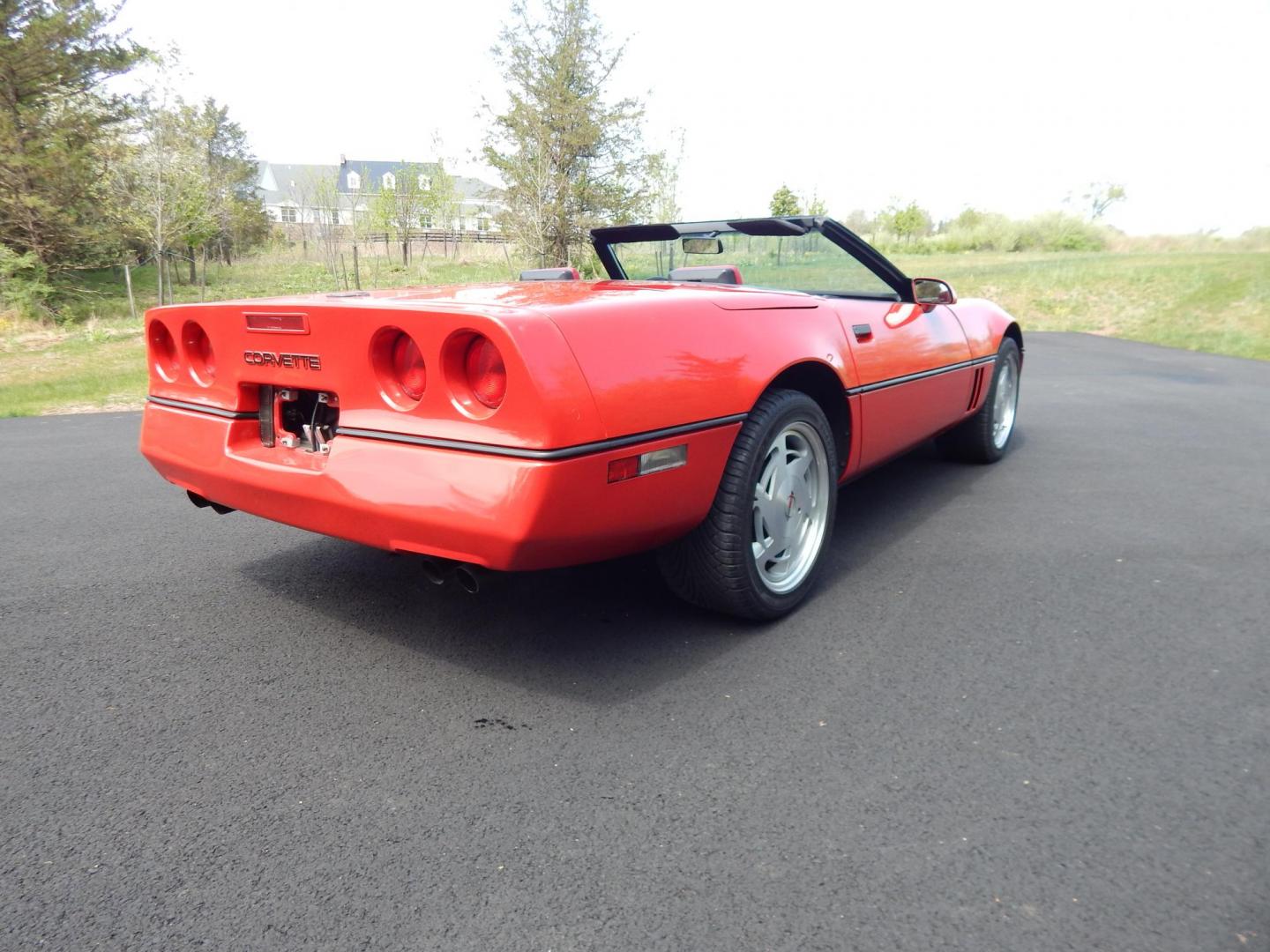 1988 Red /Red Chevrolet Corvette (1G1YY3181J5) with an 5.7L V8 engine, Manual transmission, located at 6528 Lower York Road, New Hope, PA, 18938, (215) 862-9555, 40.358707, -74.977882 - Here we have a beautifully kept, 23k original miles, Chevy Corvette Convertible with a 5.7L V8 putting power to the rear wheels via a smooth shifting 4 speed with overdrive transmission. Red paint with red leather interior and a white convertible top. Some options included are listed here. Please lo - Photo#39
