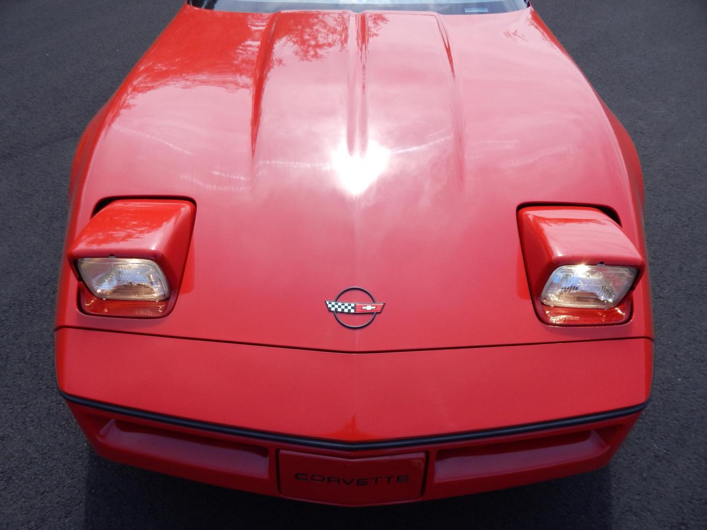 1988 Red /Red Chevrolet Corvette (1G1YY3181J5) with an 5.7L V8 engine, Manual transmission, located at 6528 Lower York Road, New Hope, PA, 18938, (215) 862-9555, 40.358707, -74.977882 - Here we have a beautifully kept, 23k original miles, Chevy Corvette Convertible with a 5.7L V8 putting power to the rear wheels via a smooth shifting 4 speed with overdrive transmission. Red paint with red leather interior and a white convertible top. Some options included are listed here. Please lo - Photo#51