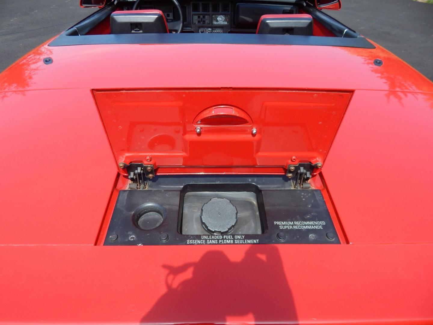 1988 Red /Red Chevrolet Corvette (1G1YY3181J5) with an 5.7L V8 engine, Manual transmission, located at 6528 Lower York Road, New Hope, PA, 18938, (215) 862-9555, 40.358707, -74.977882 - Here we have a beautifully kept, 23k original miles, Chevy Corvette Convertible with a 5.7L V8 putting power to the rear wheels via a smooth shifting 4 speed with overdrive transmission. Red paint with red leather interior and a white convertible top. Some options included are listed here. Please lo - Photo#54