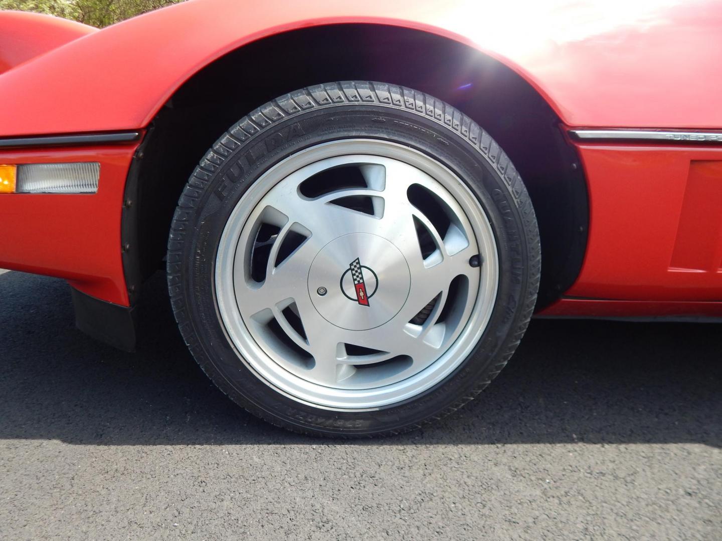 1988 Red /Red Chevrolet Corvette (1G1YY3181J5) with an 5.7L V8 engine, Manual transmission, located at 6528 Lower York Road, New Hope, PA, 18938, (215) 862-9555, 40.358707, -74.977882 - Here we have a beautifully kept, 23k original miles, Chevy Corvette Convertible with a 5.7L V8 putting power to the rear wheels via a smooth shifting 4 speed with overdrive transmission. Red paint with red leather interior and a white convertible top. Some options included are listed here. Please lo - Photo#55