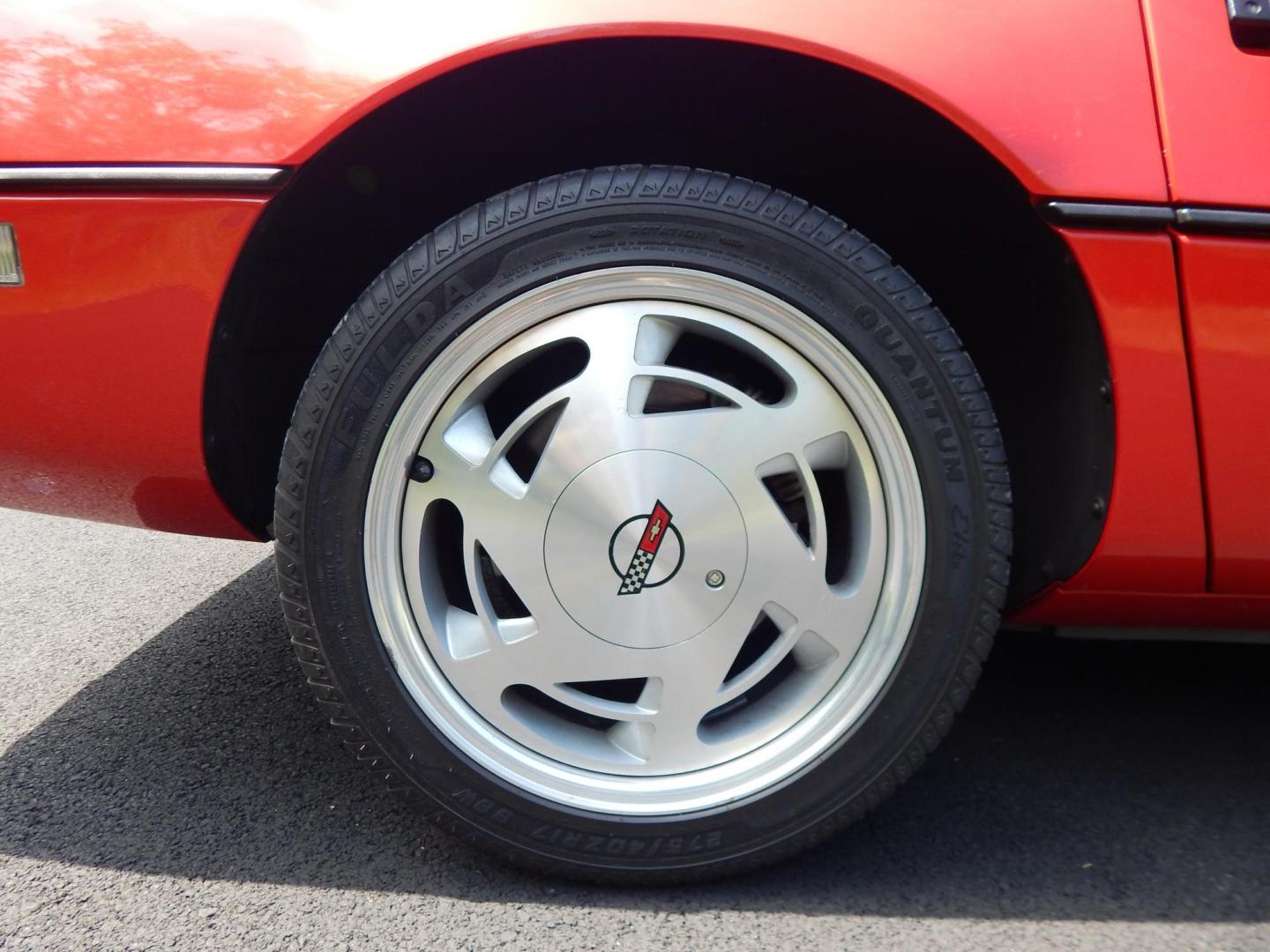 1988 Red /Red Chevrolet Corvette (1G1YY3181J5) with an 5.7L V8 engine, Manual transmission, located at 6528 Lower York Road, New Hope, PA, 18938, (215) 862-9555, 40.358707, -74.977882 - Here we have a beautifully kept, 23k original miles, Chevy Corvette Convertible with a 5.7L V8 putting power to the rear wheels via a smooth shifting 4 speed with overdrive transmission. Red paint with red leather interior and a white convertible top. Some options included are listed here. Please lo - Photo#57