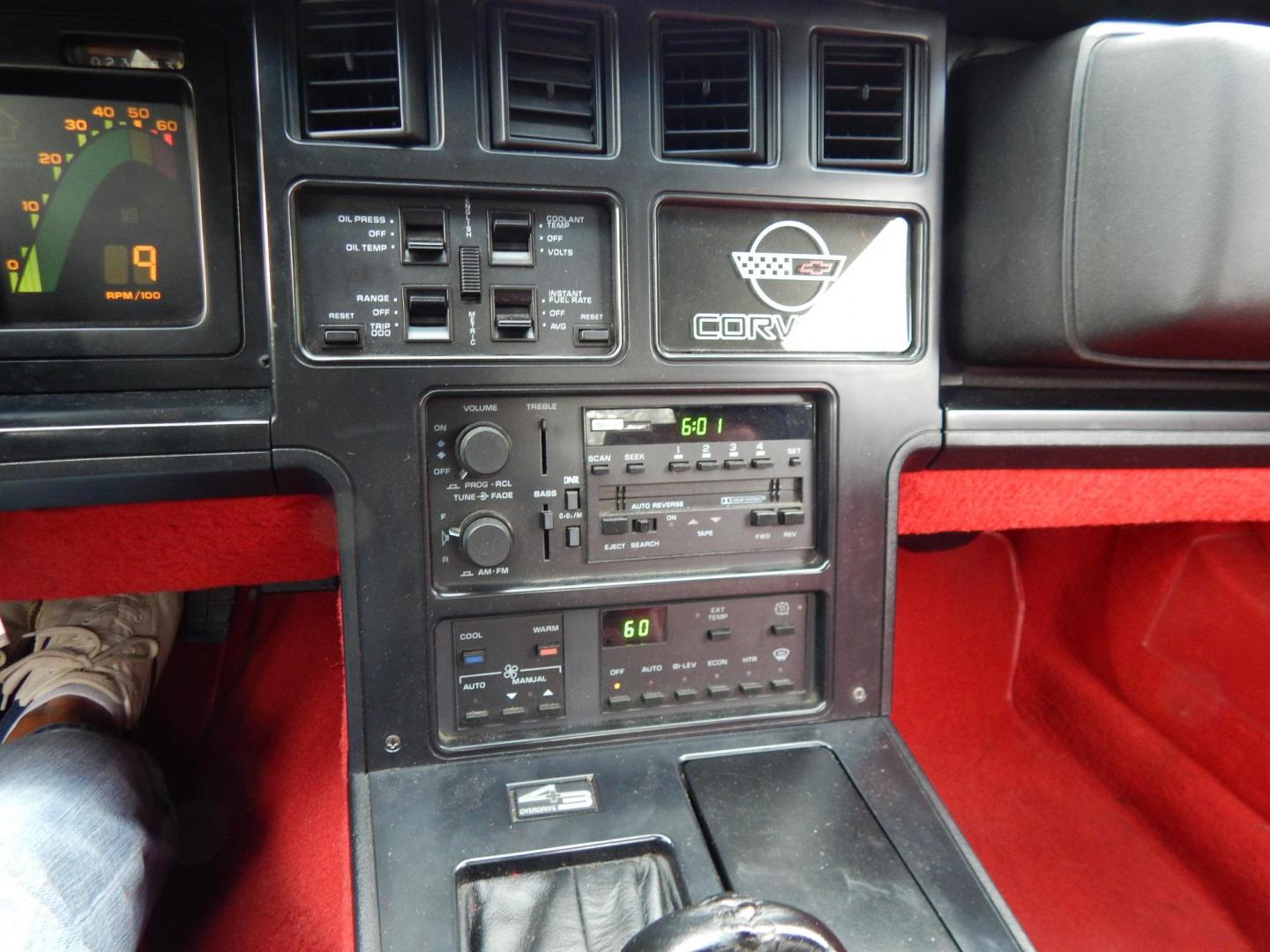 1988 Red /Red Chevrolet Corvette (1G1YY3181J5) with an 5.7L V8 engine, Manual transmission, located at 6528 Lower York Road, New Hope, PA, 18938, (215) 862-9555, 40.358707, -74.977882 - Here we have a beautifully kept, 23k original miles, Chevy Corvette Convertible with a 5.7L V8 putting power to the rear wheels via a smooth shifting 4 speed with overdrive transmission. Red paint with red leather interior and a white convertible top. Some options included are listed here. Please lo- Photo#78