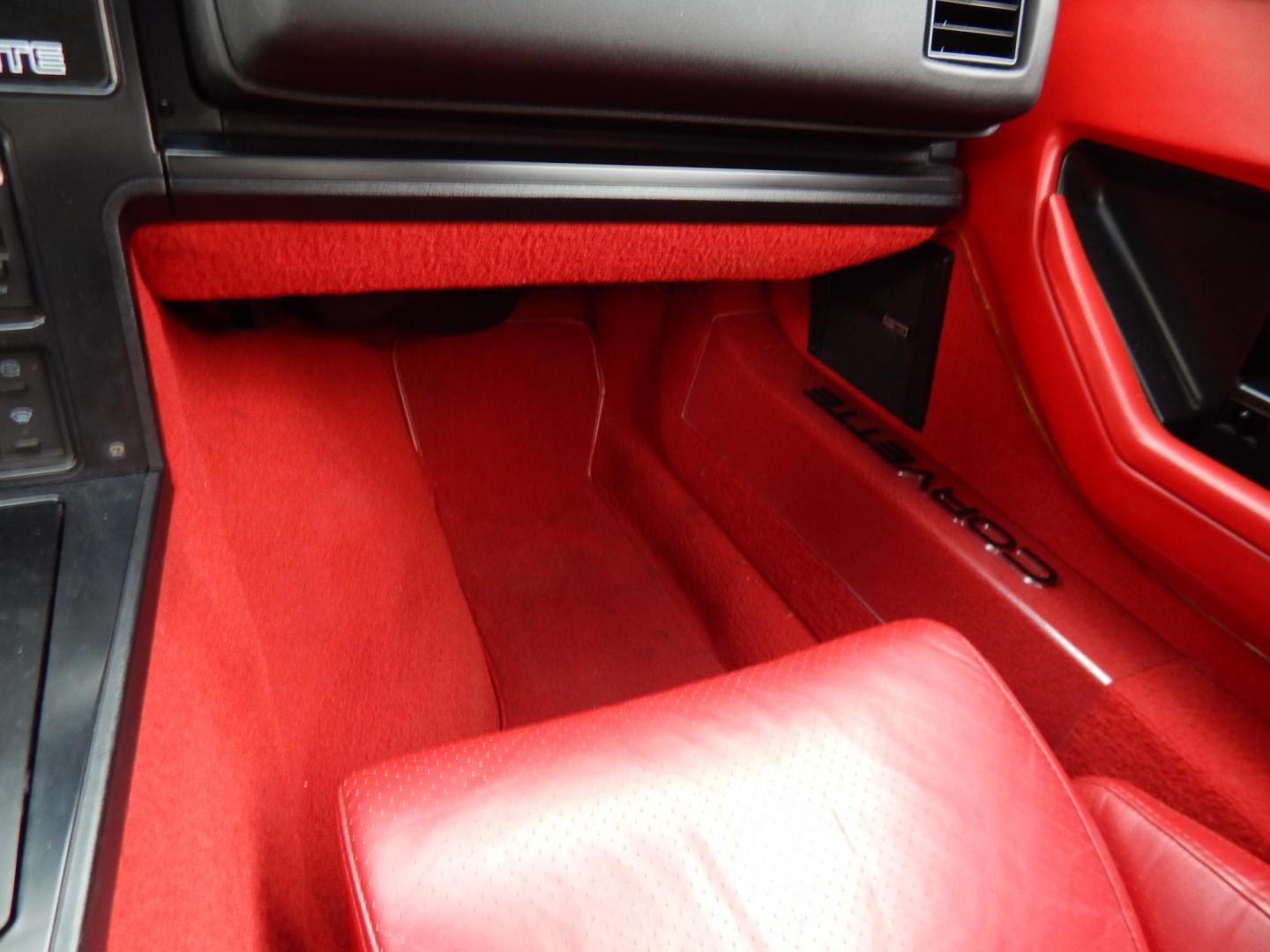 1988 Red /Red Chevrolet Corvette (1G1YY3181J5) with an 5.7L V8 engine, Manual transmission, located at 6528 Lower York Road, New Hope, PA, 18938, (215) 862-9555, 40.358707, -74.977882 - Here we have a beautifully kept, 23k original miles, Chevy Corvette Convertible with a 5.7L V8 putting power to the rear wheels via a smooth shifting 4 speed with overdrive transmission. Red paint with red leather interior and a white convertible top. Some options included are listed here. Please lo- Photo#79