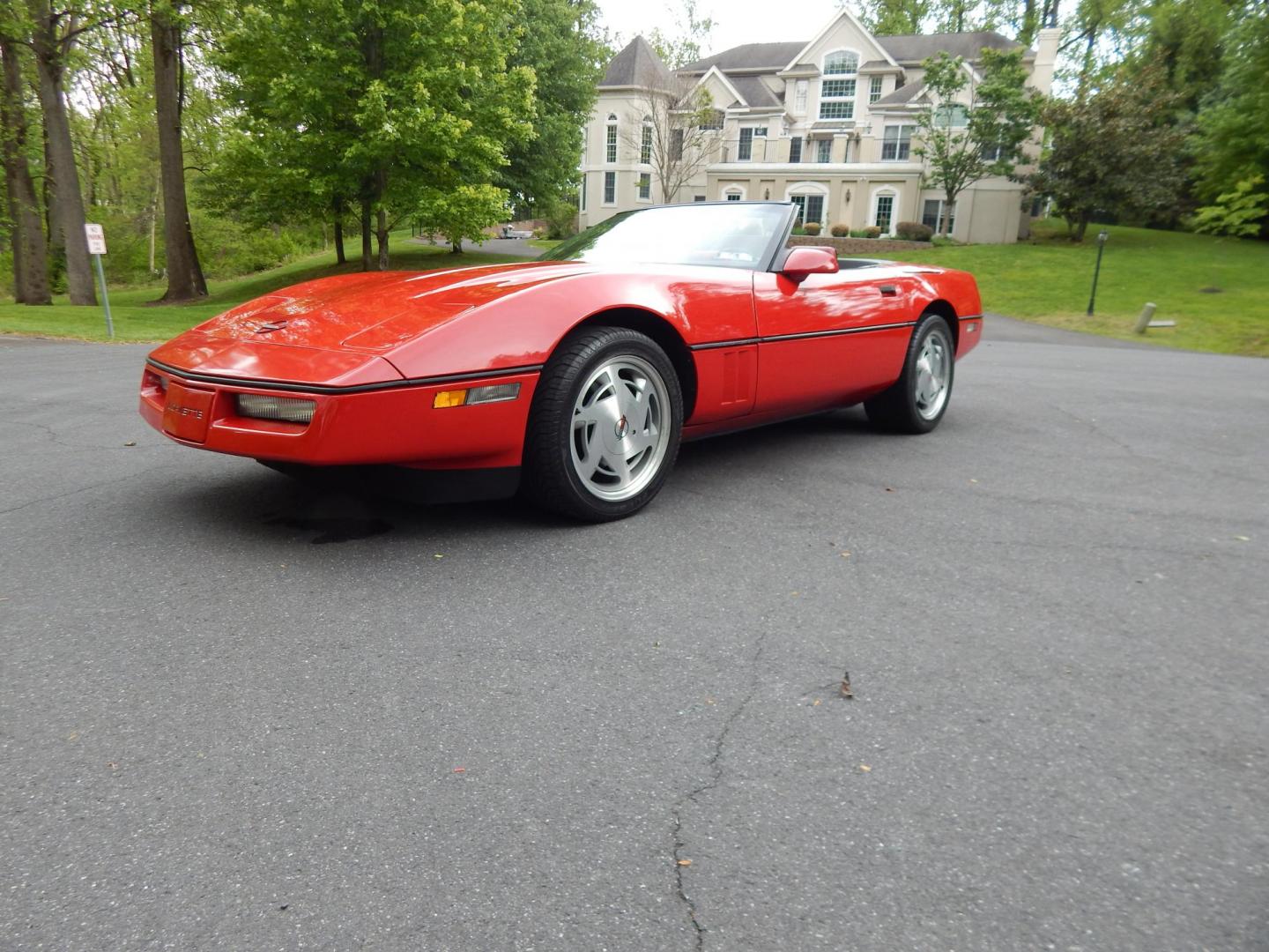 1988 Red /Red Chevrolet Corvette (1G1YY3181J5) with an 5.7L V8 engine, Manual transmission, located at 6528 Lower York Road, New Hope, PA, 18938, (215) 862-9555, 40.358707, -74.977882 - Here we have a beautifully kept, 23k original miles, Chevy Corvette Convertible with a 5.7L V8 putting power to the rear wheels via a smooth shifting 4 speed with overdrive transmission. Red paint with red leather interior and a white convertible top. Some options included are listed here. Please lo- Photo#85