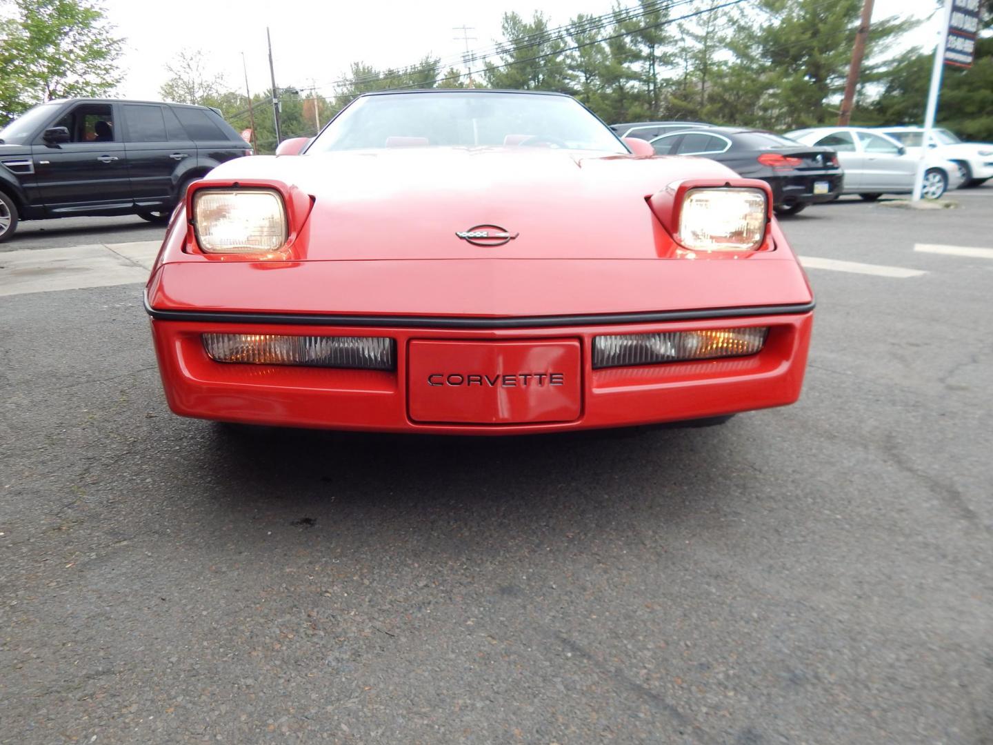 1988 Red /Red Chevrolet Corvette (1G1YY3181J5) with an 5.7L V8 engine, Manual transmission, located at 6528 Lower York Road, New Hope, PA, 18938, (215) 862-9555, 40.358707, -74.977882 - Here we have a beautifully kept, 23k original miles, Chevy Corvette Convertible with a 5.7L V8 putting power to the rear wheels via a smooth shifting 4 speed with overdrive transmission. Red paint with red leather interior and a white convertible top. Some options included are listed here. Please lo- Photo#86
