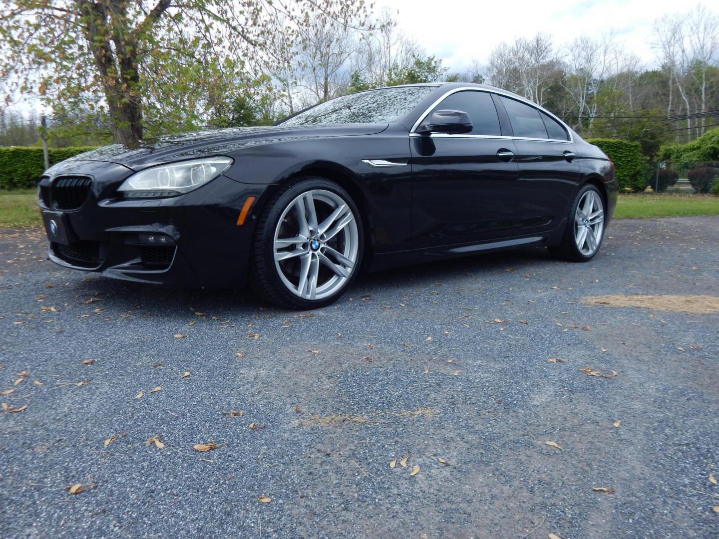 2013 black /black BMW 6-Series 650i Grand Coupe (WBA6B2C56DD) with an 4.4L V8 DOHC 32V TURBO engine, 8-Speed Automatic transmission, located at 6528 Lower York Road, New Hope, PA, 18938, (215) 862-9555, 40.358707, -74.977882 - Here we have a v very cool BMW 650 with a 4.4L turbo V8 putting power to the rear wheels via an automatic transmission. Options include: black leather, power seats, heat and cooled seats, dual plus rear climate controls, AM/FM/CD/SIR/BLUETOOTH radio with Bang and Olufsen speakers, back up camera, su - Photo#0
