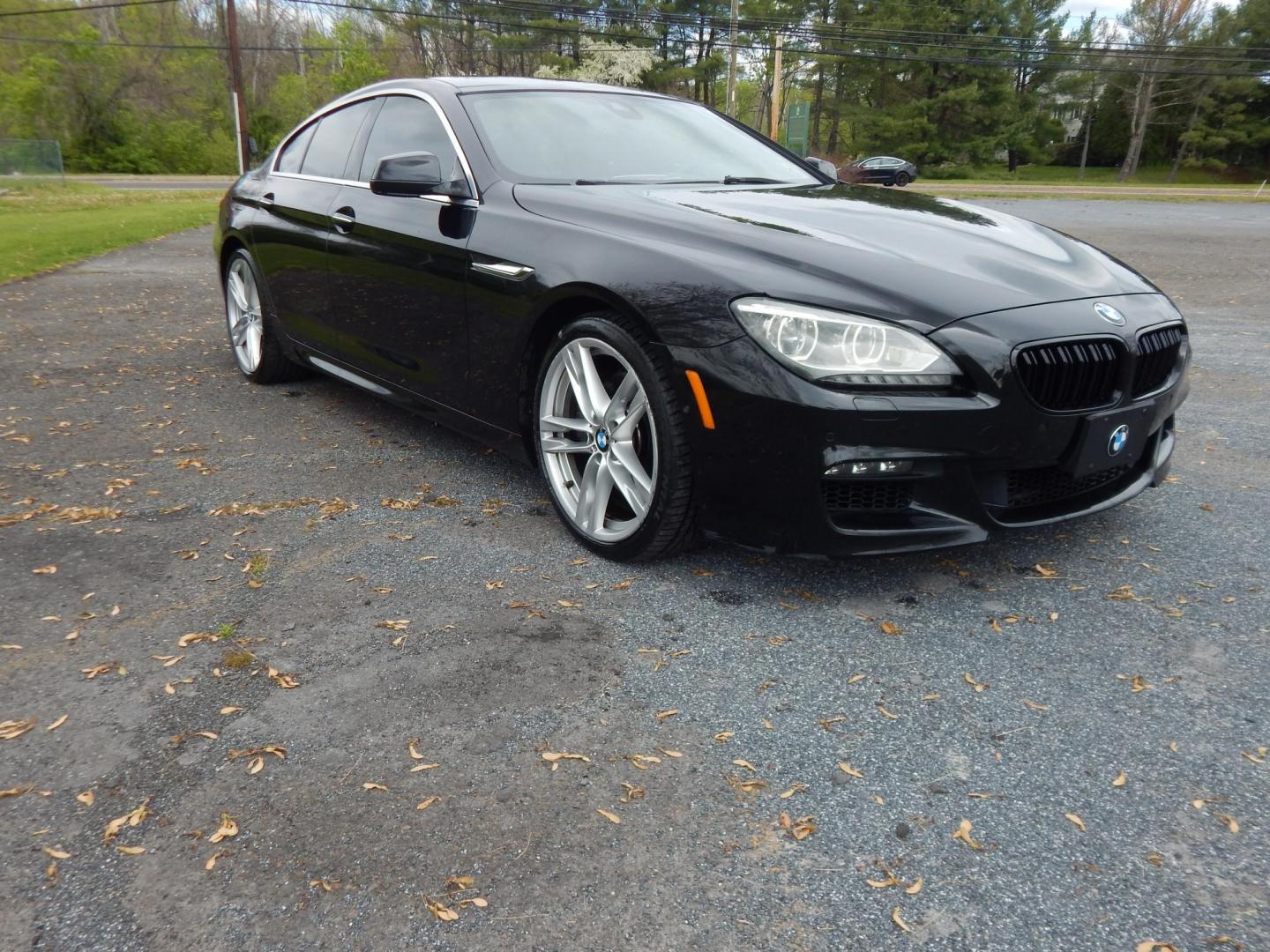 2013 black /black BMW 6-Series 650i Grand Coupe (WBA6B2C56DD) with an 4.4L V8 DOHC 32V TURBO engine, 8-Speed Automatic transmission, located at 6528 Lower York Road, New Hope, PA, 18938, (215) 862-9555, 40.358707, -74.977882 - Here we have a v very cool BMW 650 with a 4.4L turbo V8 putting power to the rear wheels via an automatic transmission. Options include: black leather, power seats, heat and cooled seats, dual plus rear climate controls, AM/FM/CD/SIR/BLUETOOTH radio with Bang and Olufsen speakers, back up camera, su - Photo#5