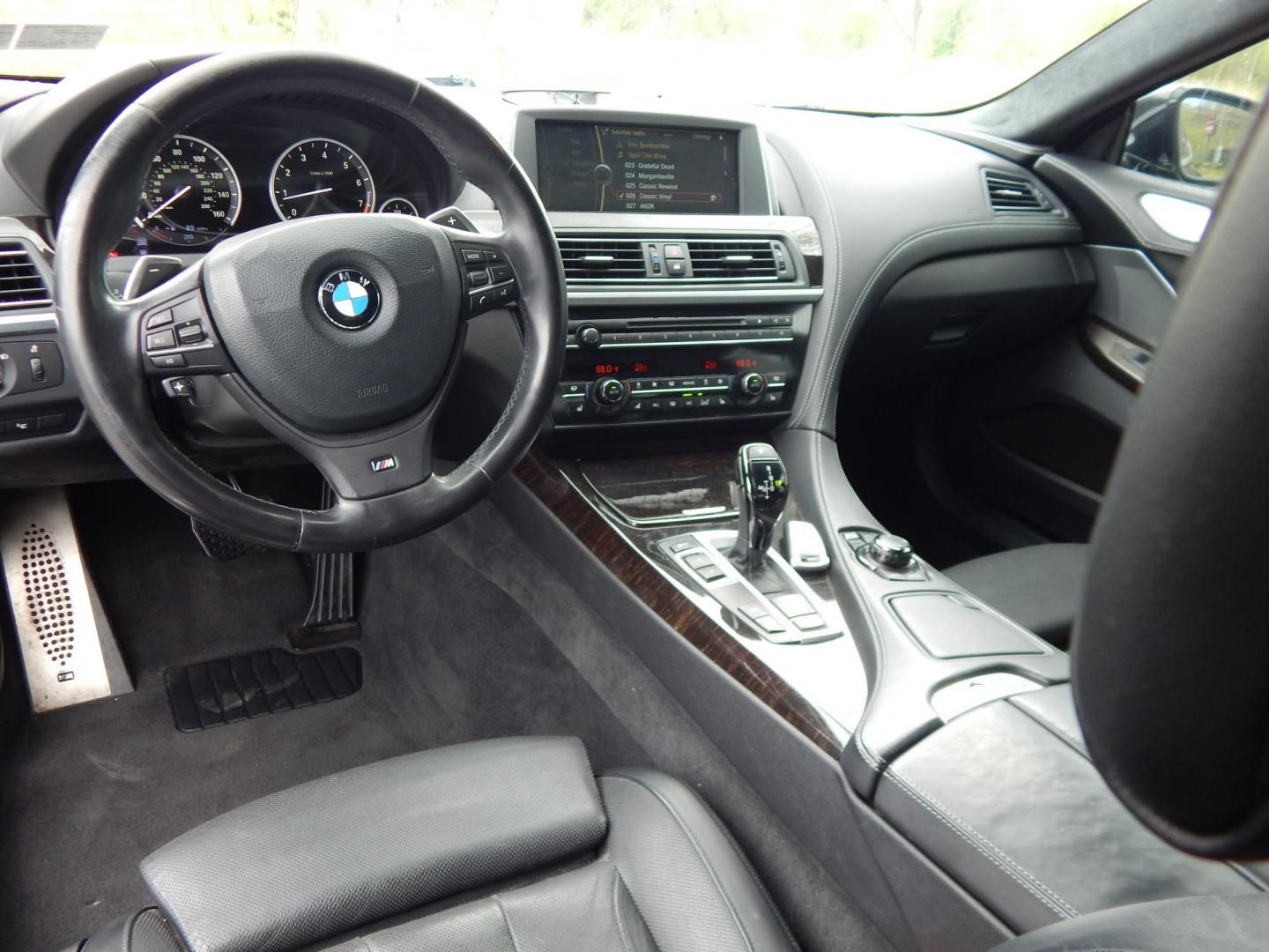 2013 black /black BMW 6-Series 650i Grand Coupe (WBA6B2C56DD) with an 4.4L V8 DOHC 32V TURBO engine, 8-Speed Automatic transmission, located at 6528 Lower York Road, New Hope, PA, 18938, (215) 862-9555, 40.358707, -74.977882 - Here we have a v very cool BMW 650 with a 4.4L turbo V8 putting power to the rear wheels via an automatic transmission. Options include: black leather, power seats, heat and cooled seats, dual plus rear climate controls, AM/FM/CD/SIR/BLUETOOTH radio with Bang and Olufsen speakers, back up camera, su - Photo#11