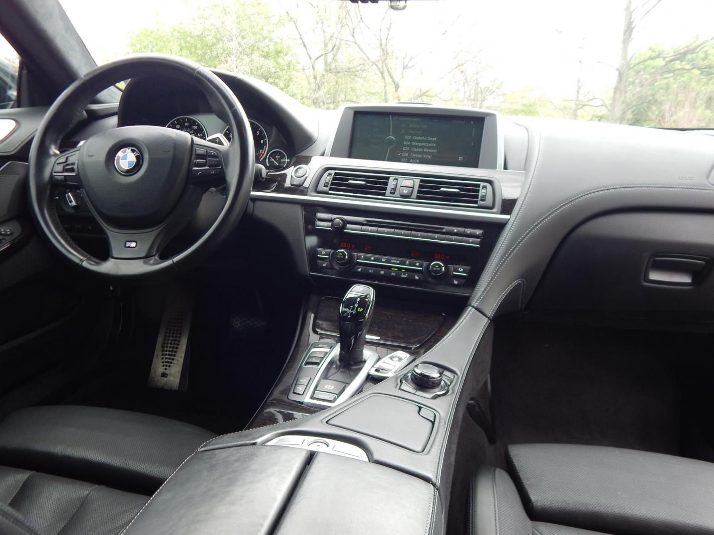 2013 black /black BMW 6-Series 650i Grand Coupe (WBA6B2C56DD) with an 4.4L V8 DOHC 32V TURBO engine, 8-Speed Automatic transmission, located at 6528 Lower York Road, New Hope, PA, 18938, (215) 862-9555, 40.358707, -74.977882 - Here we have a v very cool BMW 650 with a 4.4L turbo V8 putting power to the rear wheels via an automatic transmission. Options include: black leather, power seats, heat and cooled seats, dual plus rear climate controls, AM/FM/CD/SIR/BLUETOOTH radio with Bang and Olufsen speakers, back up camera, su - Photo#16