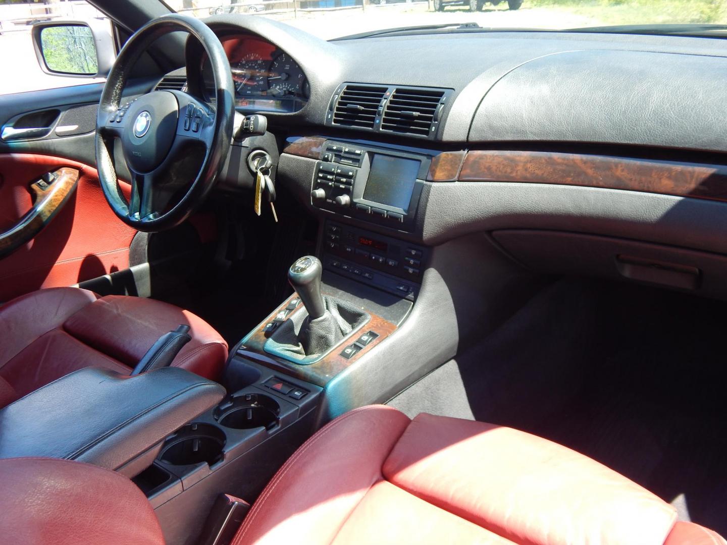 2001 Silver /Red BMW 3-Series 325Ci Convertible (WBABS33471J) with an 2.5L L6 DOHC 24V engine, 5 speed manual transmission, located at 6528 Lower York Road, New Hope, PA, 18938, (215) 862-9555, 40.358707, -74.977882 - Very clean 1 2001 BMW 325Ci convertible, 5 speed manual transmission, 2.5 Liter 6 cylinder engine, tilt wheel, leather seats, power top, windows, mirrors, central locking system, factory alloy wheels, Michelin tires, Pa. Inspection, 27 service records AM/FM sound system, car cover and more. Good cle - Photo#17