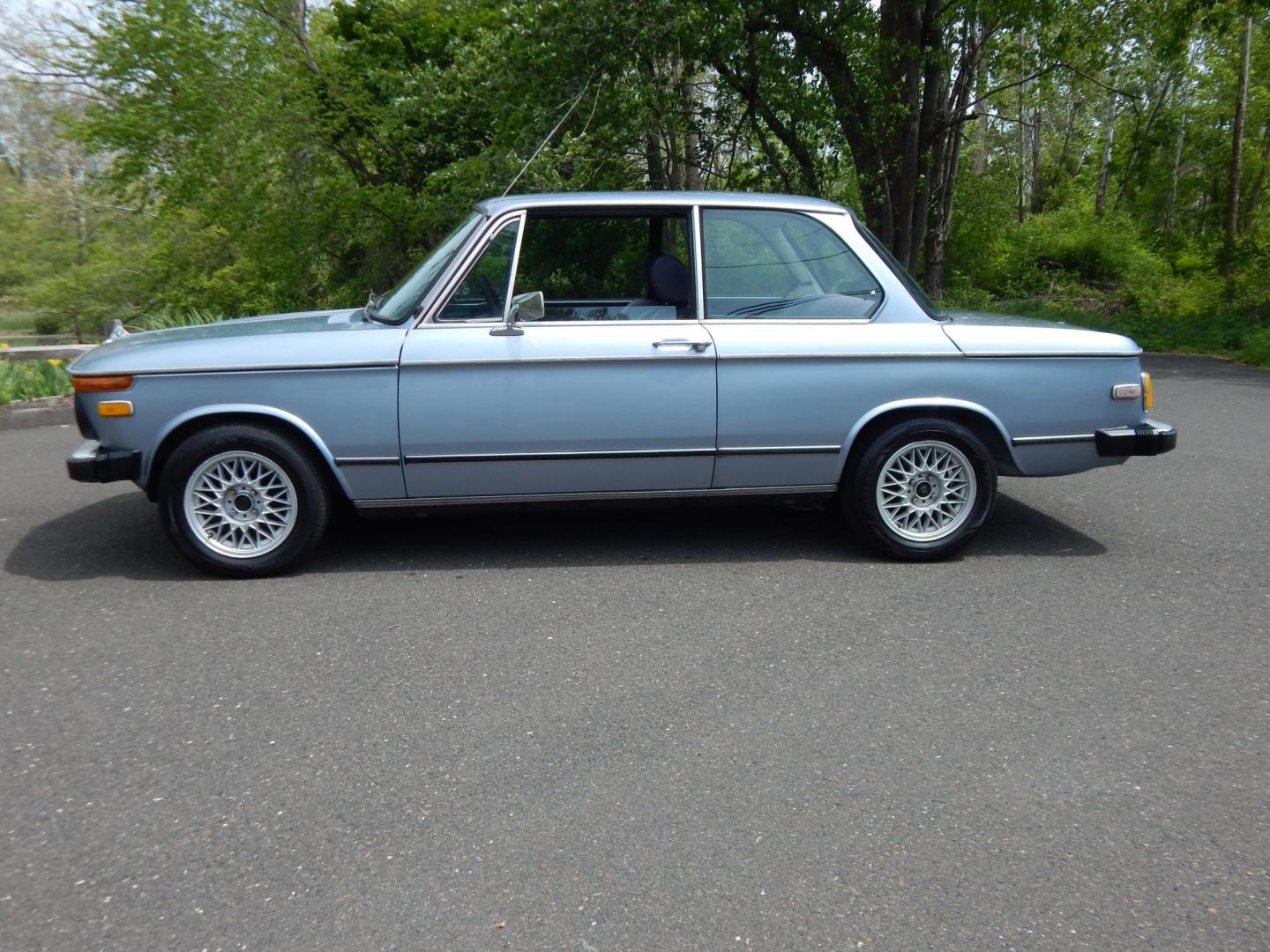 1976 Blue /Blue BMW 2002 2002 (2740175) with an 2.0L 4 Cylinder engine, Manual transmission, located at 6528 Lower York Road, New Hope, PA, 18938, (215) 862-9555, 40.358707, -74.977882 - Here we have a very cool, California kept, 1976 BMW 2002 with factory AC. This classic BMW has a 2.0L 4 cylinder engine putting power to the rear wheels via a 4 speed manual transmission. Some options included are: blue cloth/vinyl interior, pop out rear windows, roll up front windows, 14 inch fact - Photo#1