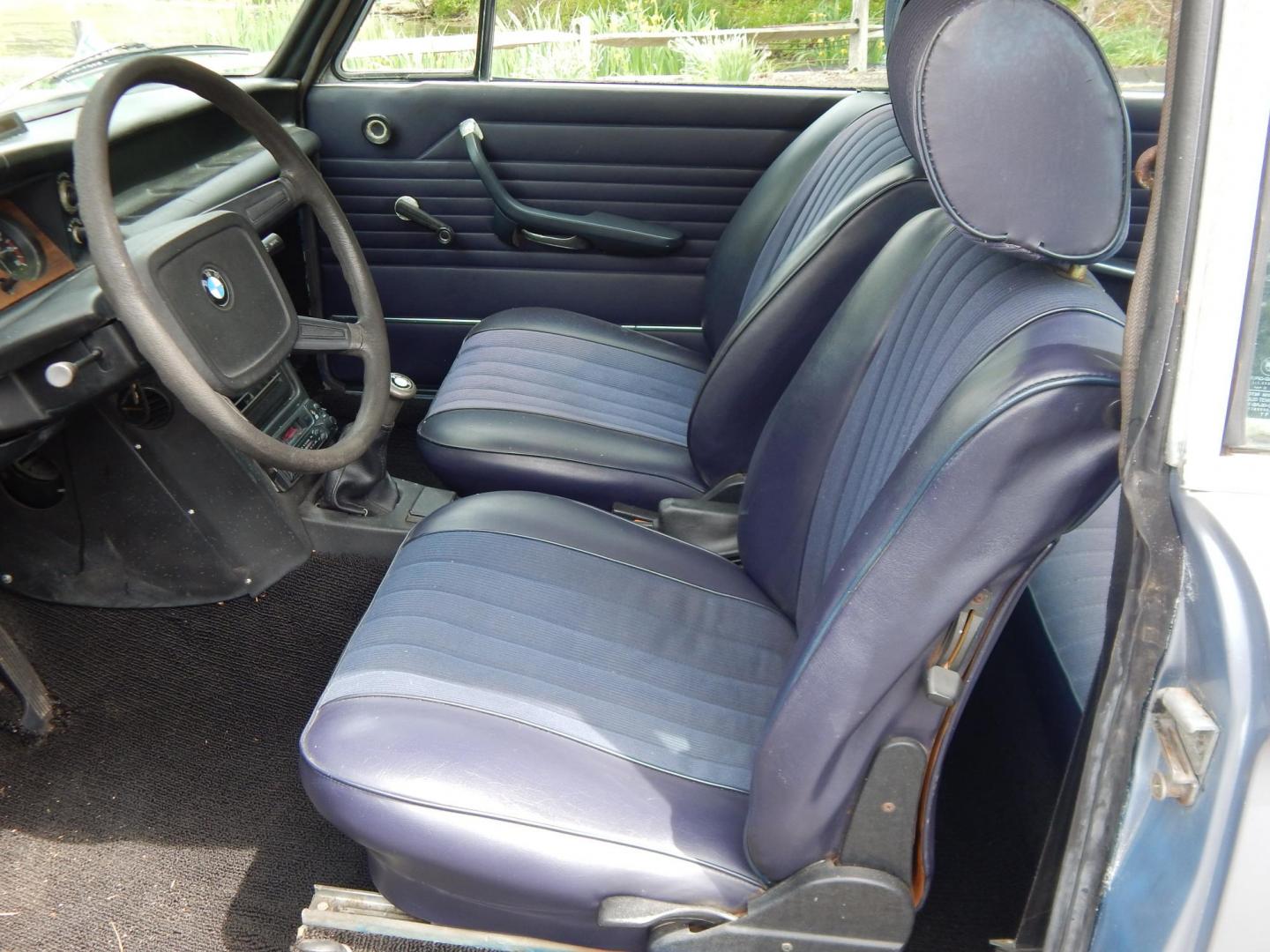 1976 Blue /Blue BMW 2002 2002 (2740175) with an 2.0L 4 Cylinder engine, Manual transmission, located at 6528 Lower York Road, New Hope, PA, 18938, (215) 862-9555, 40.358707, -74.977882 - Here we have a very cool, California kept, 1976 BMW 2002 with factory AC. This classic BMW has a 2.0L 4 cylinder engine putting power to the rear wheels via a 4 speed manual transmission. Some options included are: blue cloth/vinyl interior, pop out rear windows, roll up front windows, 14 inch fact - Photo#11