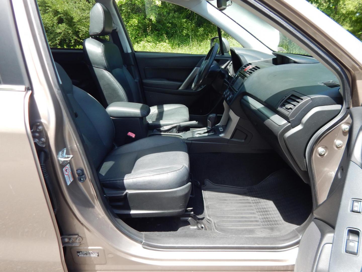 2015 Gold /Black Subaru Forester 2.5i Touring (JF2SJAWC8FH) with an 2.5L H4 SOHC 16V engine, 6-Speed Automatic transmission, located at 6528 Lower York Road, New Hope, PA, 18938, (215) 862-9555, 40.358707, -74.977882 - Here we have a Subaru Forester with a 2.5 L 4 cylinder engine putting power to all four wheels via an automatic transmission. Options include: black leather, power drivers seat, heated front seat, dual climate controls, AM/FM/XM/DISC/BLUETOOTH, tilt steering wheel, cruise control, Harman/Kardon spea - Photo#17