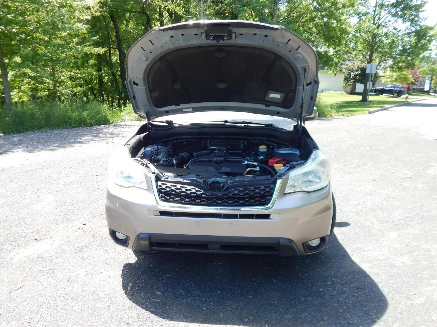 2015 Gold /Black Subaru Forester 2.5i Touring (JF2SJAWC8FH) with an 2.5L H4 SOHC 16V engine, 6-Speed Automatic transmission, located at 6528 Lower York Road, New Hope, PA, 18938, (215) 862-9555, 40.358707, -74.977882 - Here we have a Subaru Forester with a 2.5 L 4 cylinder engine putting power to all four wheels via an automatic transmission. Options include: black leather, power drivers seat, heated front seat, dual climate controls, AM/FM/XM/DISC/BLUETOOTH, tilt steering wheel, cruise control, Harman/Kardon spea - Photo#19