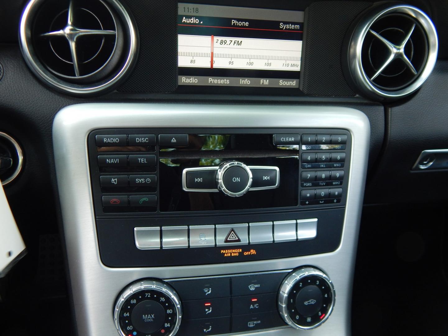 2013 Silver /Black Mercedes-Benz SLK SLK250 (WDDPK4HA5DF) with an 1.8L L4 engine, Automatic transmission, located at 6528 Lower York Road, New Hope, PA, 18938, (215) 862-9555, 40.358707, -74.977882 - Here we have a very nice running and driving SLK250 with 56k miles! This Mercedes Benz has a 1.8L inline 4 cylinder turbo engine putting power to the rear wheels via a smooth shifting automatic transmission. Options include: black leather, heat, AC, power seats with memory, AM/FM/BLUETOOTH/SAT radio- Photo#23