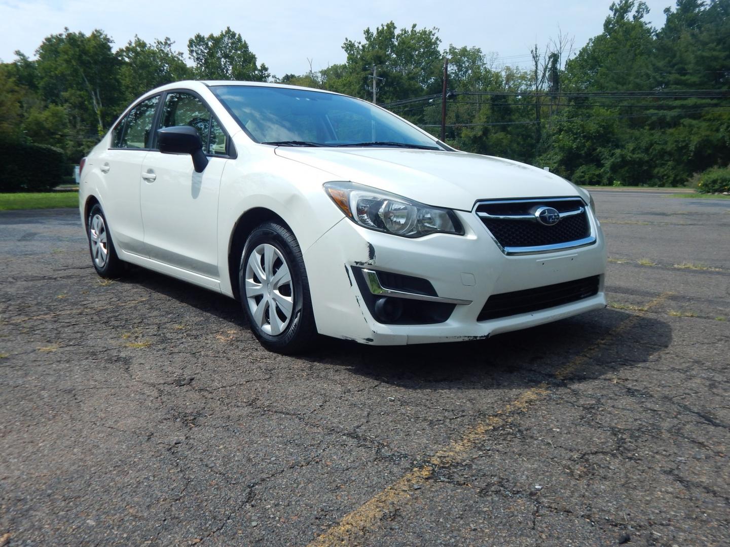 2015 White /Tan Subaru Impreza 2.0i PZEV CVT 4-Door (JF1GJAA60FH) with an 2.0L H4 DOHC 16V engine, CVT transmission, located at 6528 Lower York Road, New Hope, PA, 18938, (215) 862-9555, 40.358707, -74.977882 - Here we have a Subaru Impreza with a 2.0L H4 engine putting power to all four wheels via an automatic transmission. Options include: tan cloth, heat, AC, am/fm/disc/bluetooth/aux radio with back up camera, cruise control, power windows/locks/mirrors and tilt steering wheel. Pa inspection good until- Photo#5