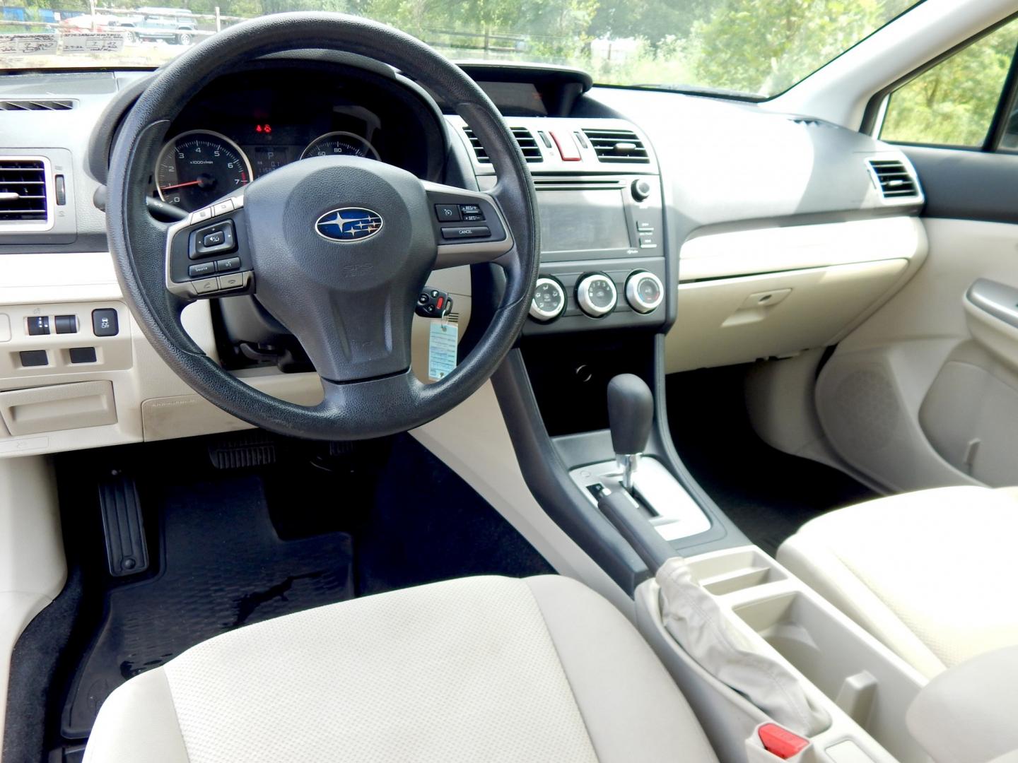 2015 White /Tan Subaru Impreza 2.0i PZEV CVT 4-Door (JF1GJAA60FH) with an 2.0L H4 DOHC 16V engine, CVT transmission, located at 6528 Lower York Road, New Hope, PA, 18938, (215) 862-9555, 40.358707, -74.977882 - Here we have a Subaru Impreza with a 2.0L H4 engine putting power to all four wheels via an automatic transmission. Options include: tan cloth, heat, AC, am/fm/disc/bluetooth/aux radio with back up camera, cruise control, power windows/locks/mirrors and tilt steering wheel. Pa inspection good until- Photo#10