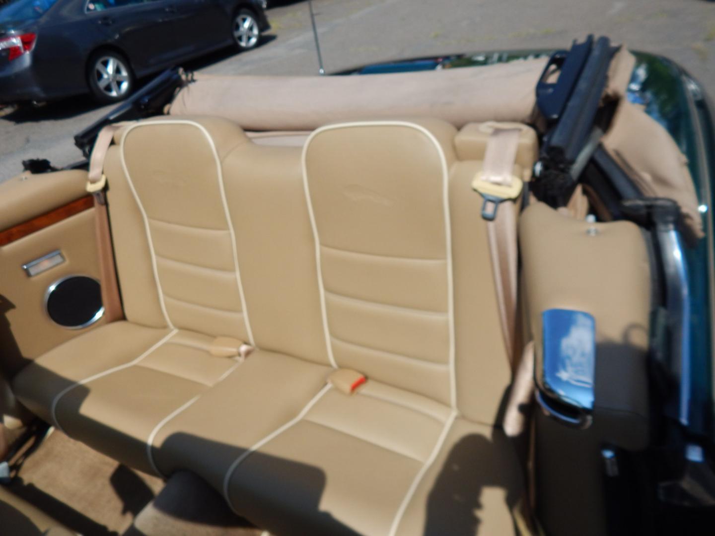 1996 Green /Tan Jaguar XJS 4.0L convertible Celebration Edition (SAJNX2748TC) with an 4.0L L6 DOHC 24V engine, 4A OD transmission, located at 6528 Lower York Road, New Hope, PA, 18938, (215) 862-9555, 40.358707, -74.977882 - Here we have a beautiful 1996 Jaguar XJS Celebration Edition for sale. The Celebration Edition was offered for the last model year of the XJS and came with contrasting color piping on the interior, Jaguar leaper logo on seats, Sapwood walnut wood on interior, chrome mirror caps, twin painted coach l- Photo#21